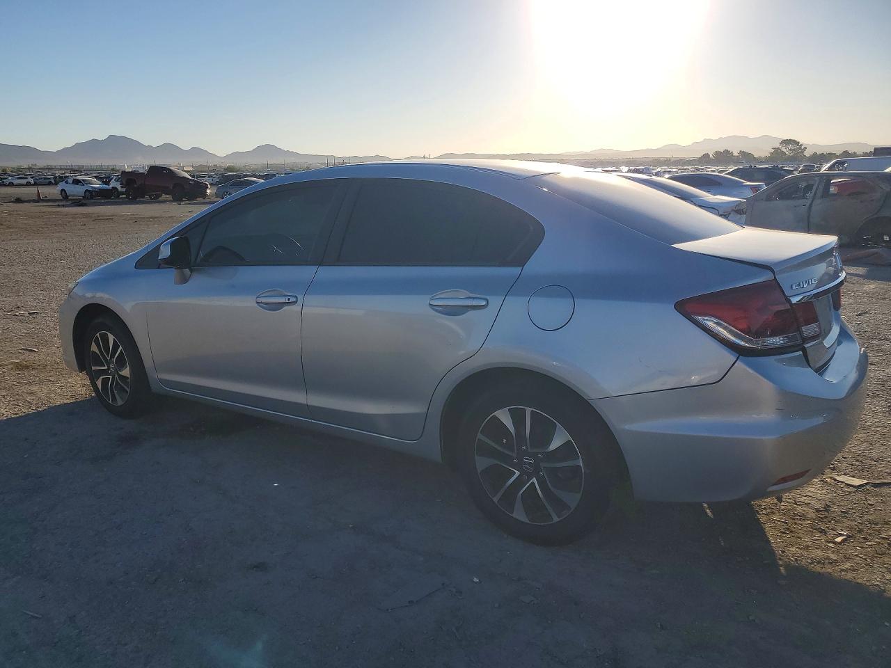 2013 Honda Civic Ex Silver vin: 19XFB2F89DE237600
