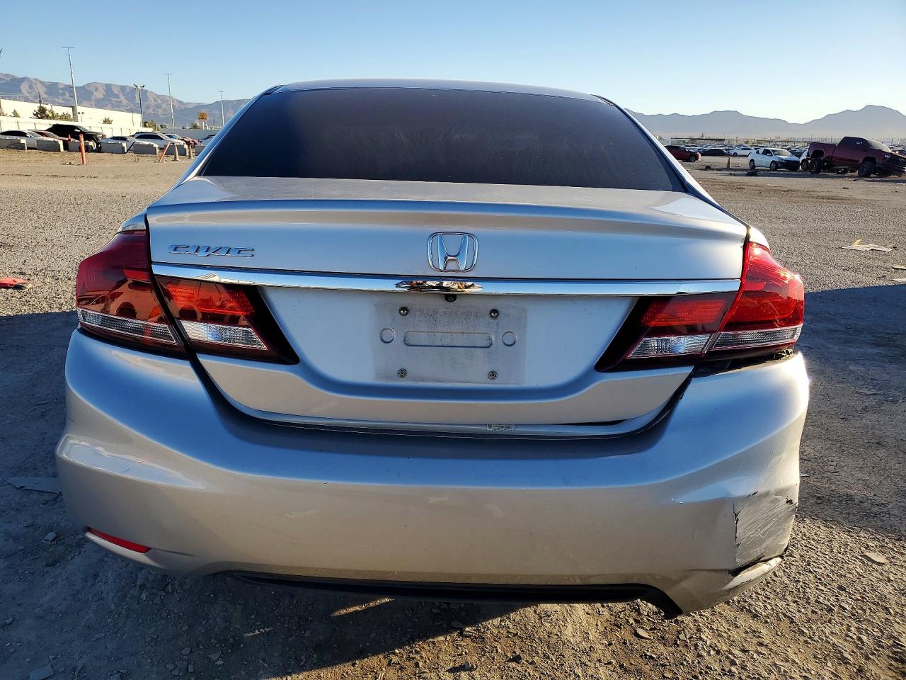 2013 Honda Civic Ex Silver vin: 19XFB2F89DE237600