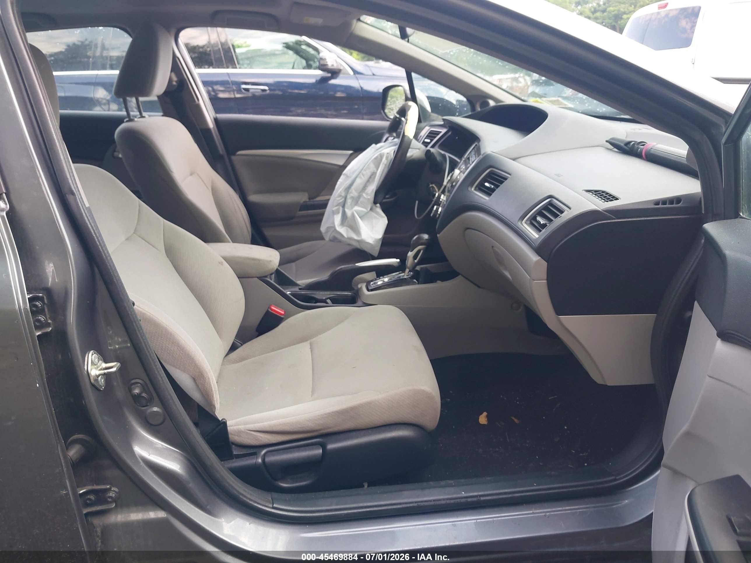 2013 Honda Civic Ex Gray vin: 19XFB2F89DE269642
