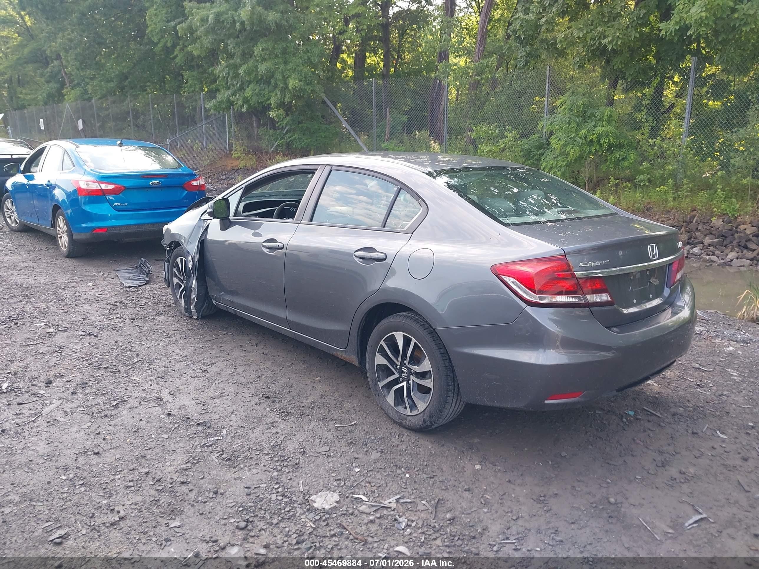 2013 Honda Civic Ex Gray vin: 19XFB2F89DE269642