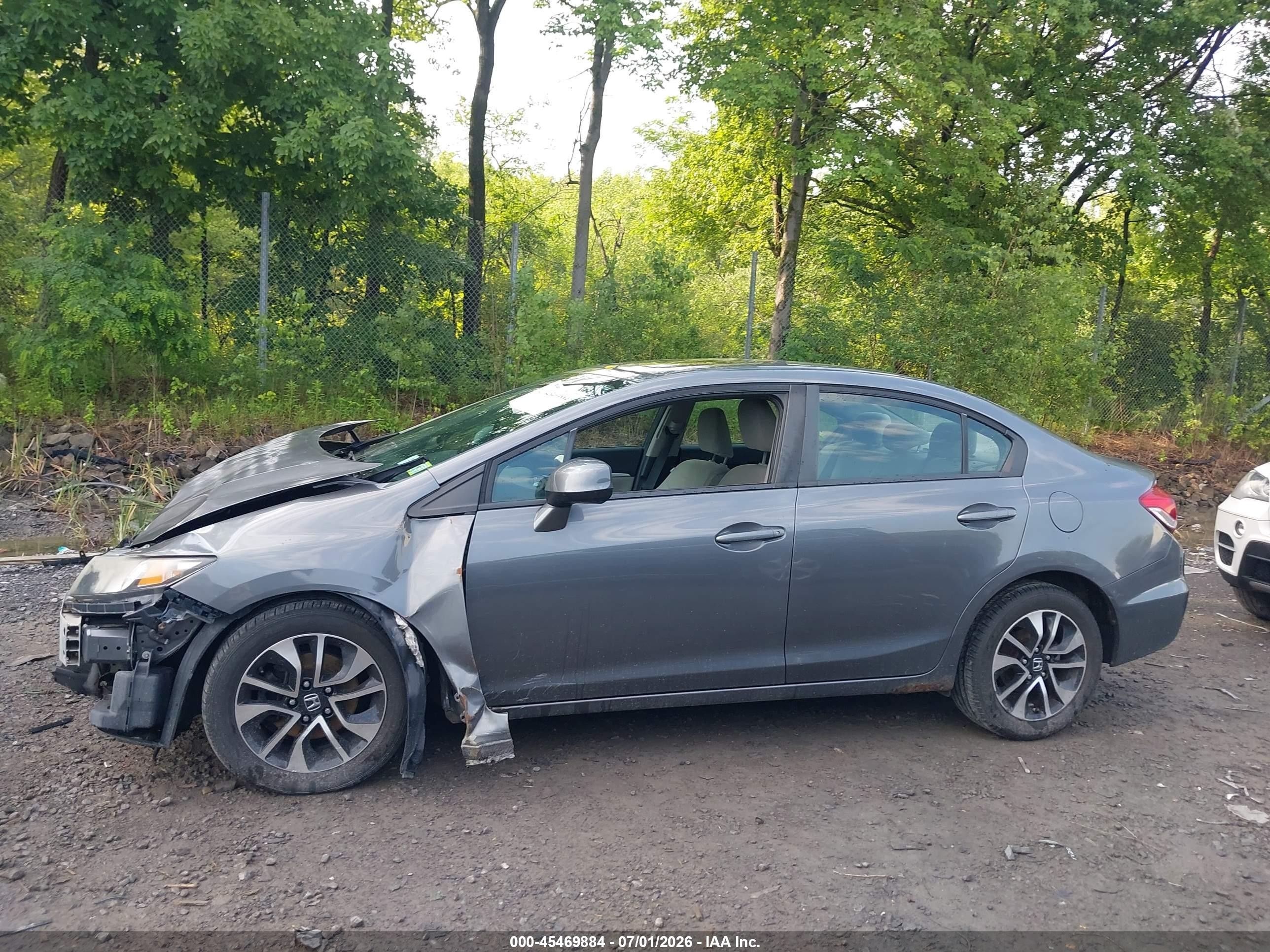 2013 Honda Civic Ex Gray vin: 19XFB2F89DE269642