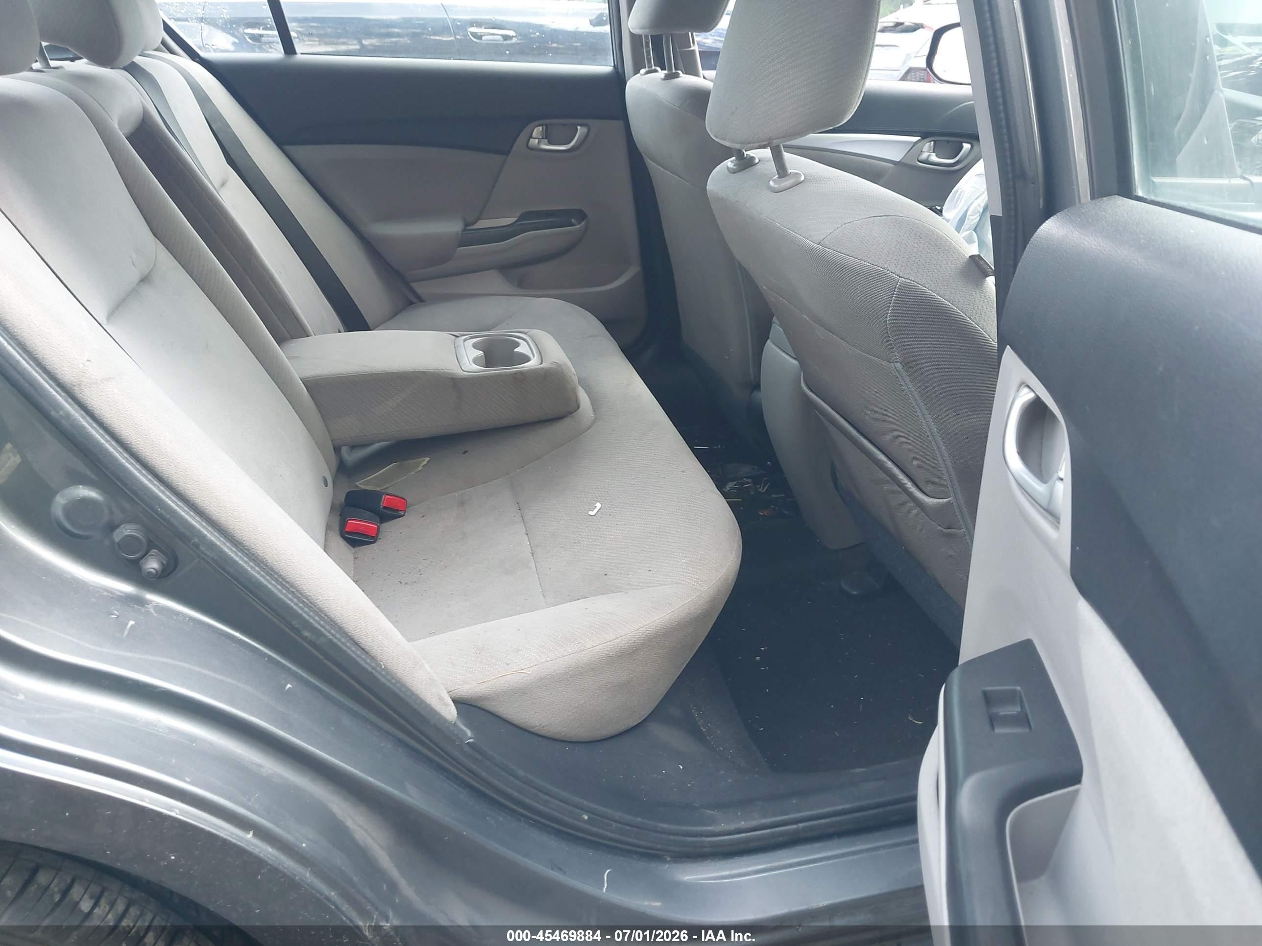 2013 Honda Civic Ex Gray vin: 19XFB2F89DE269642