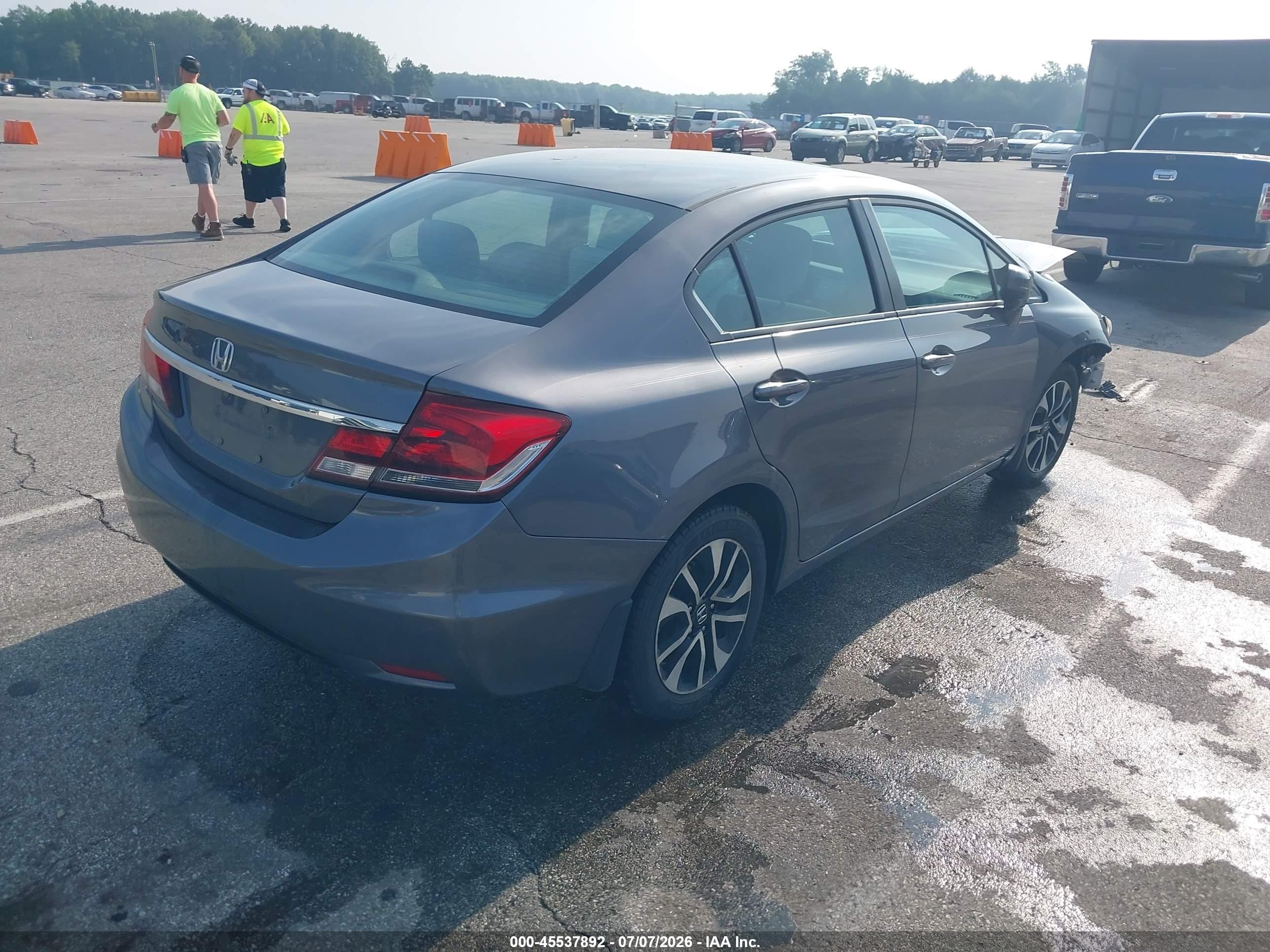 2014 Honda Civic Ex Gray vin: 19XFB2F89EE005936