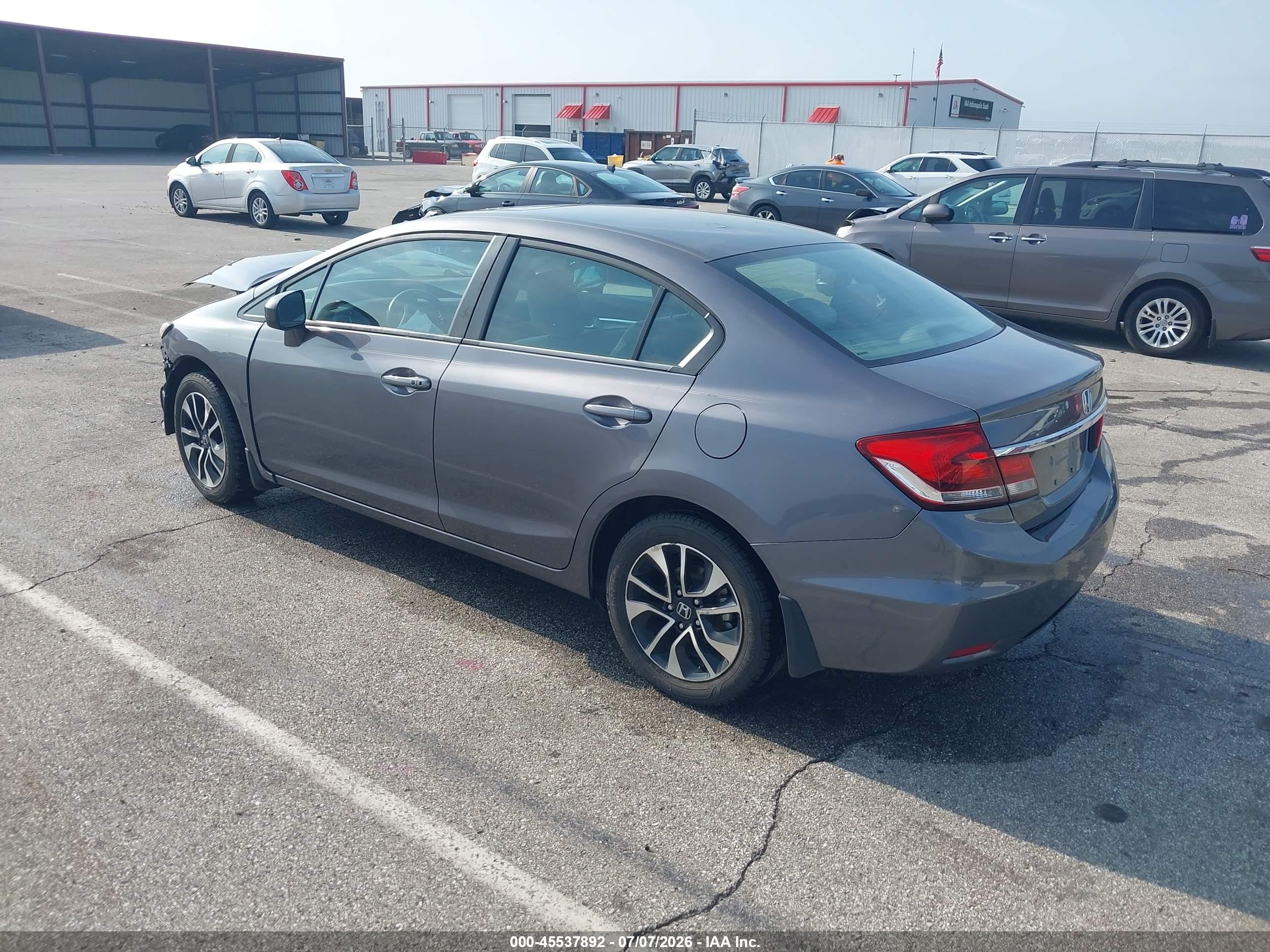 2014 Honda Civic Ex Gray vin: 19XFB2F89EE005936