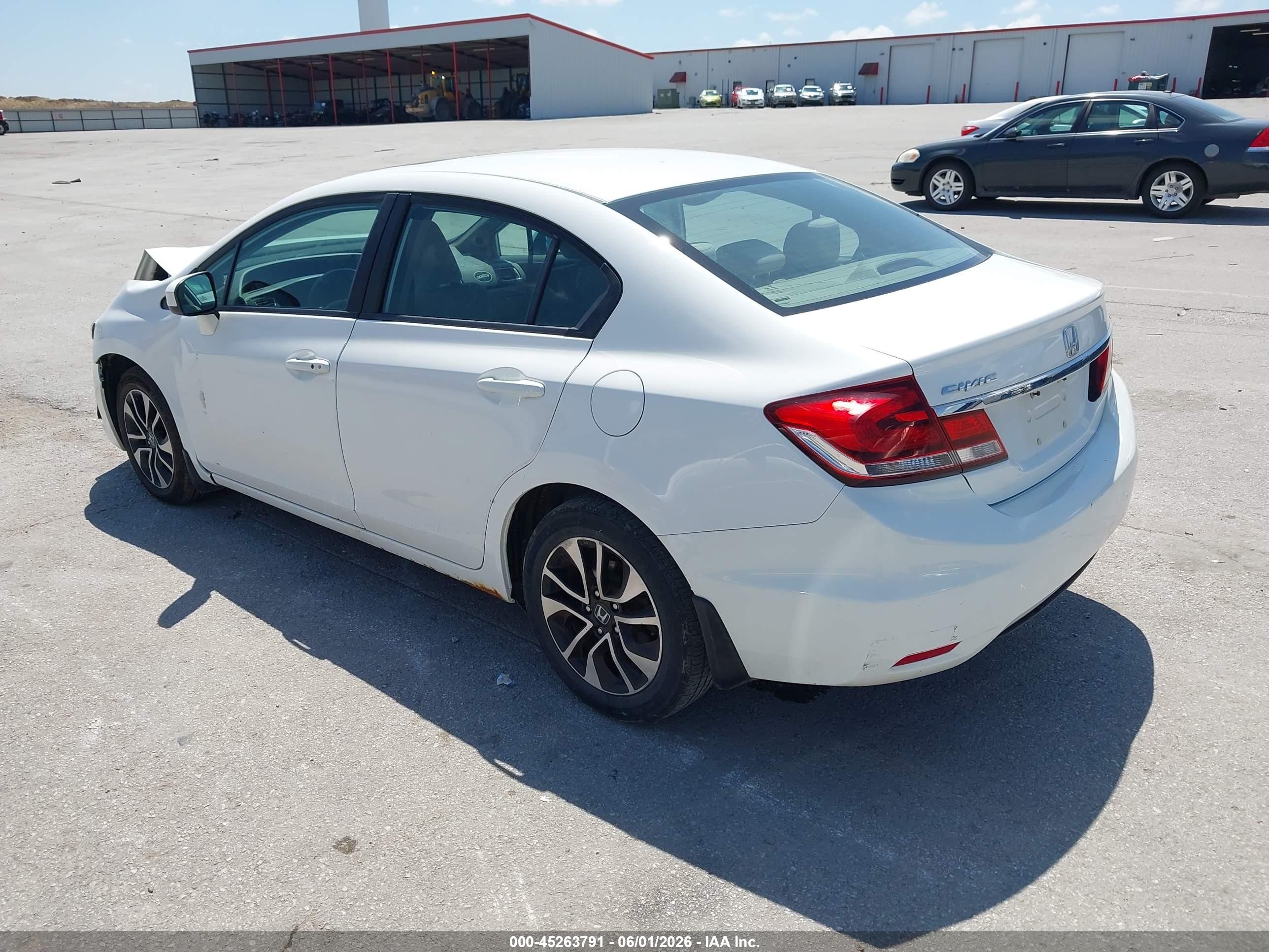 2014 Honda Civic Ex White vin: 19XFB2F89EE012899