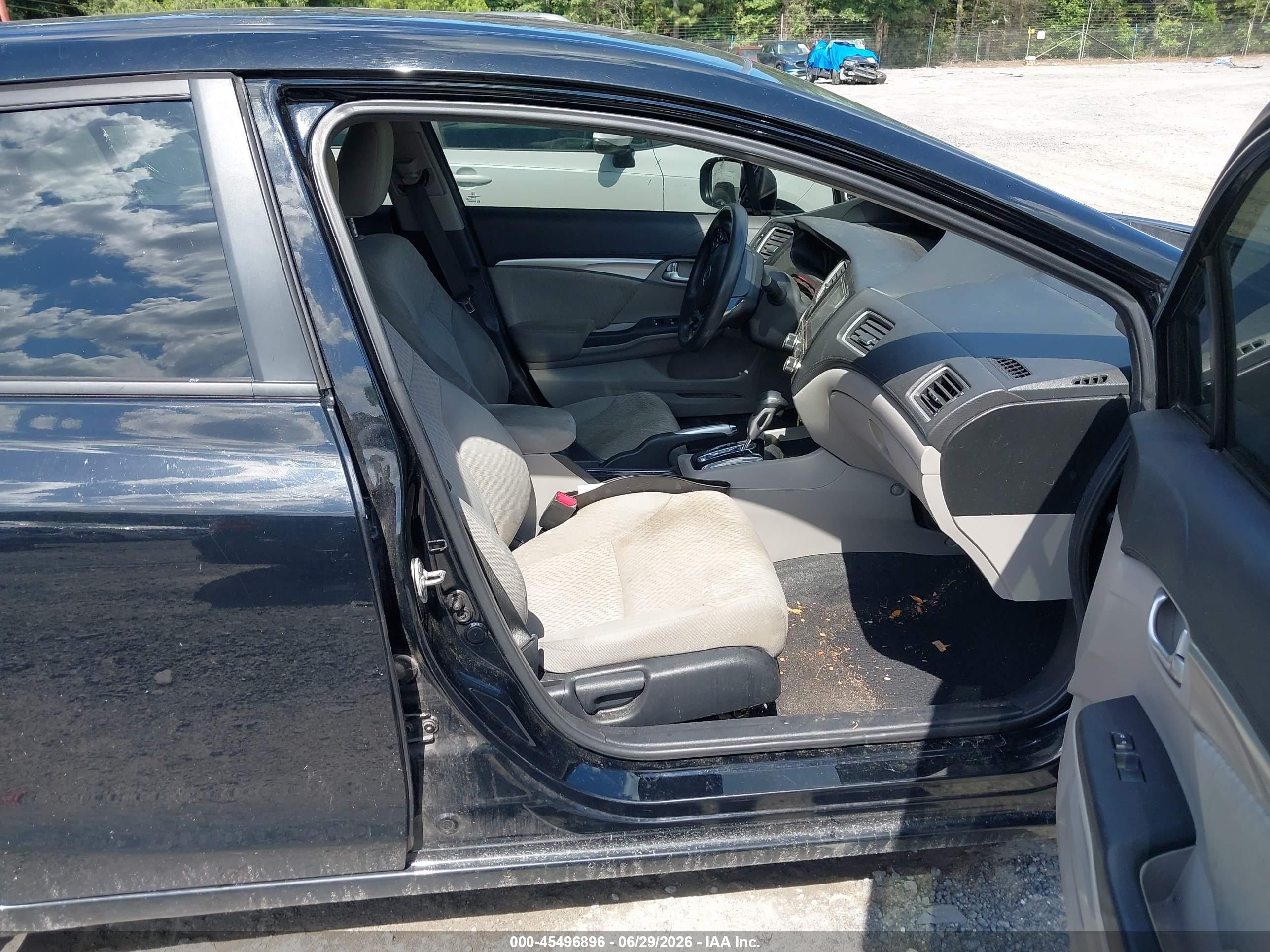 2014 Honda Civic Ex Черный vin: 19XFB2F89EE016158