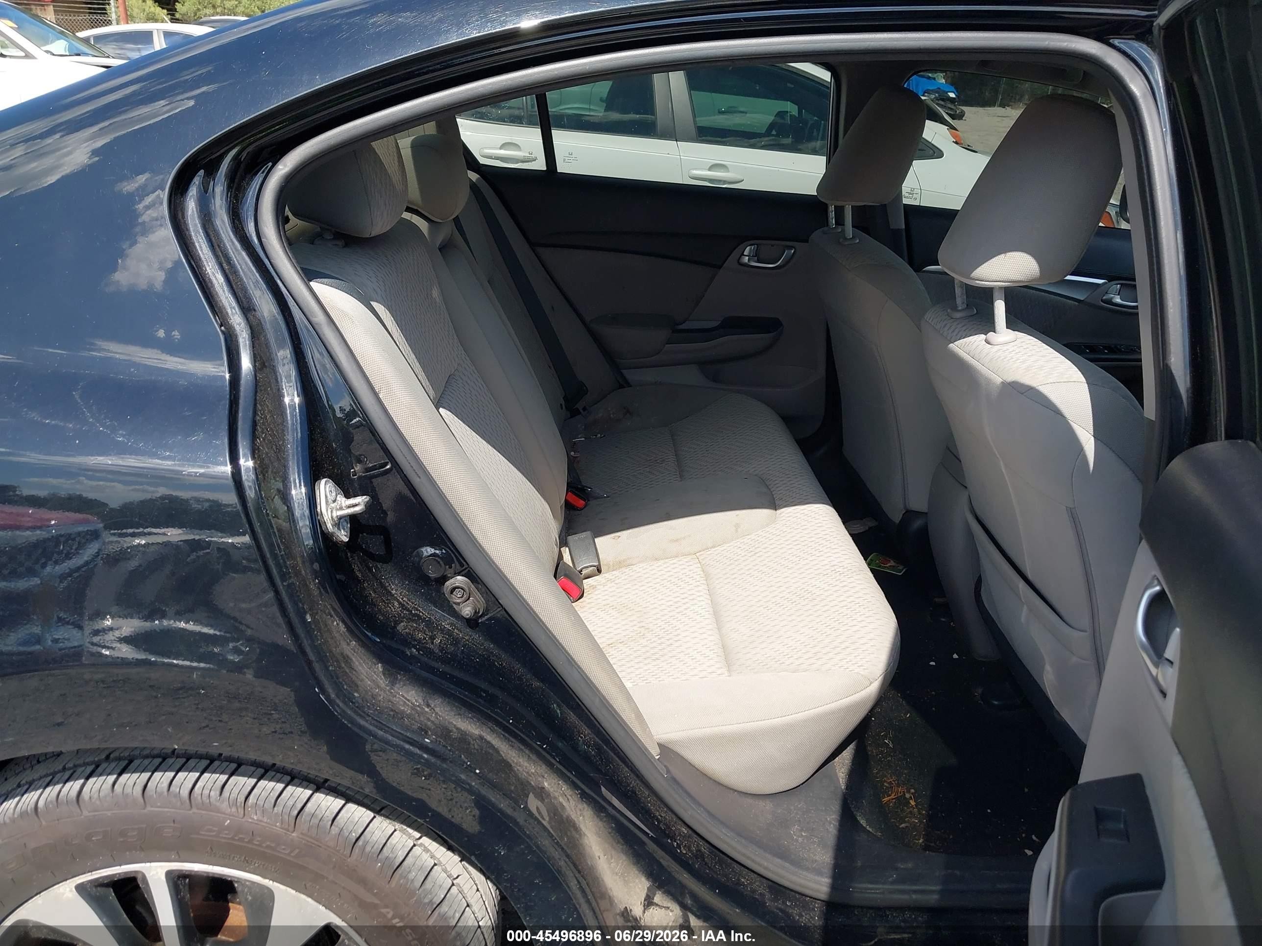 2014 Honda Civic Ex Черный vin: 19XFB2F89EE016158