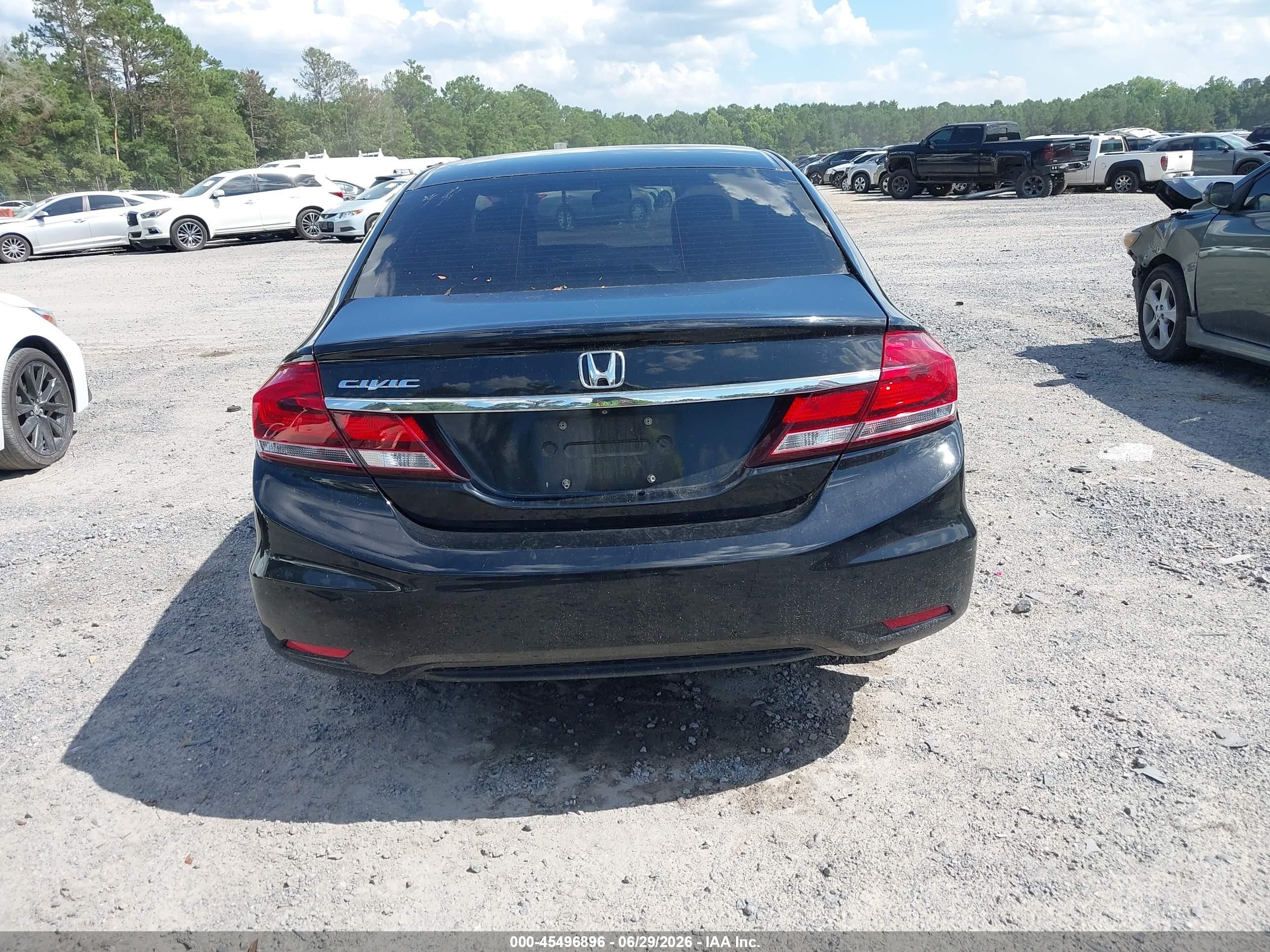 2014 Honda Civic Ex Черный vin: 19XFB2F89EE016158