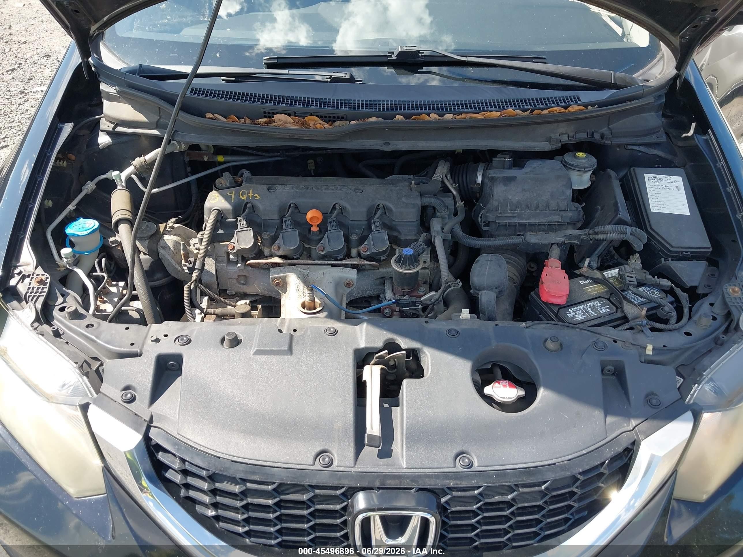 2014 Honda Civic Ex Черный vin: 19XFB2F89EE016158