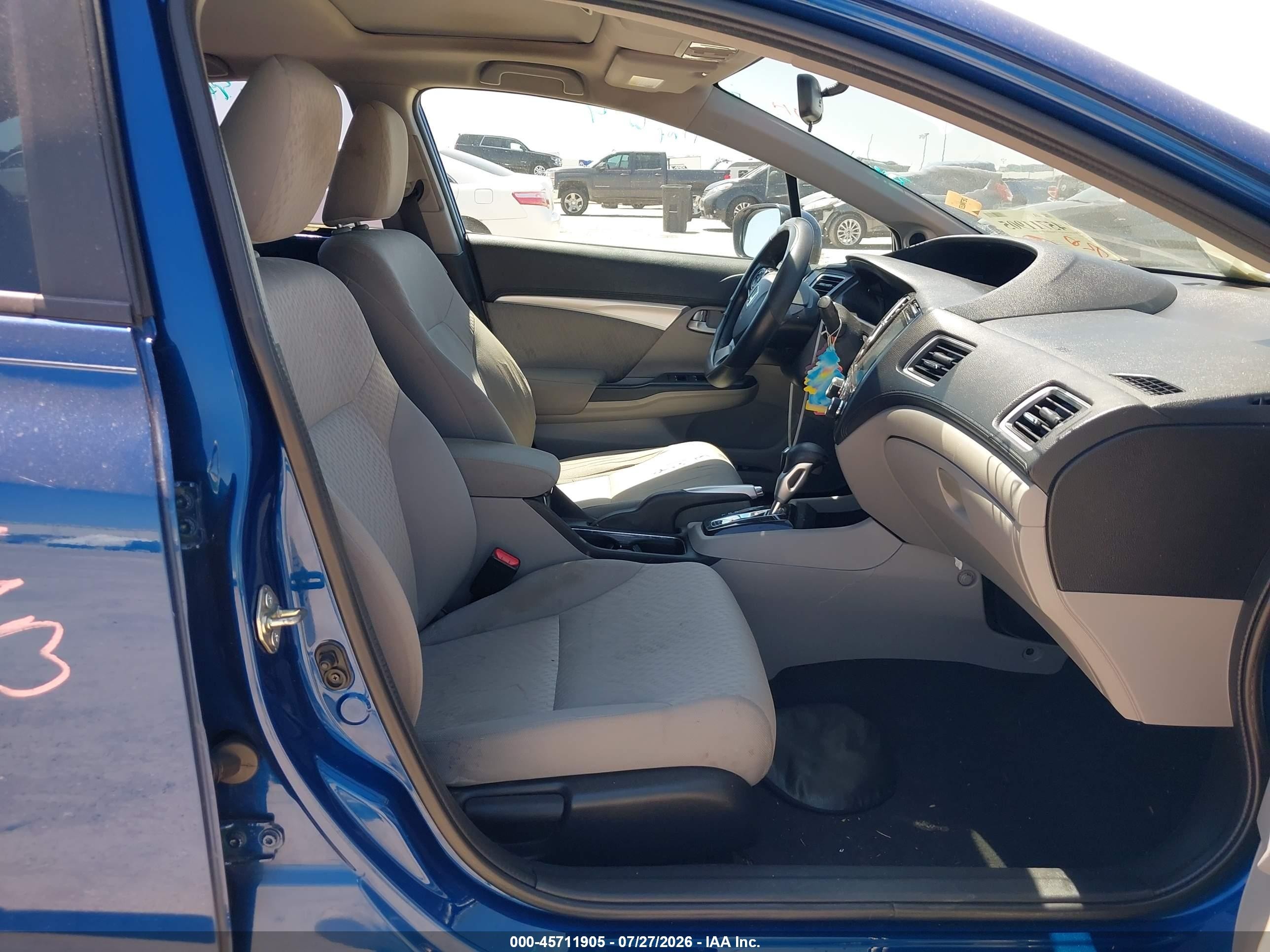 2014 Honda Civic Ex Синий vin: 19XFB2F89EE048124