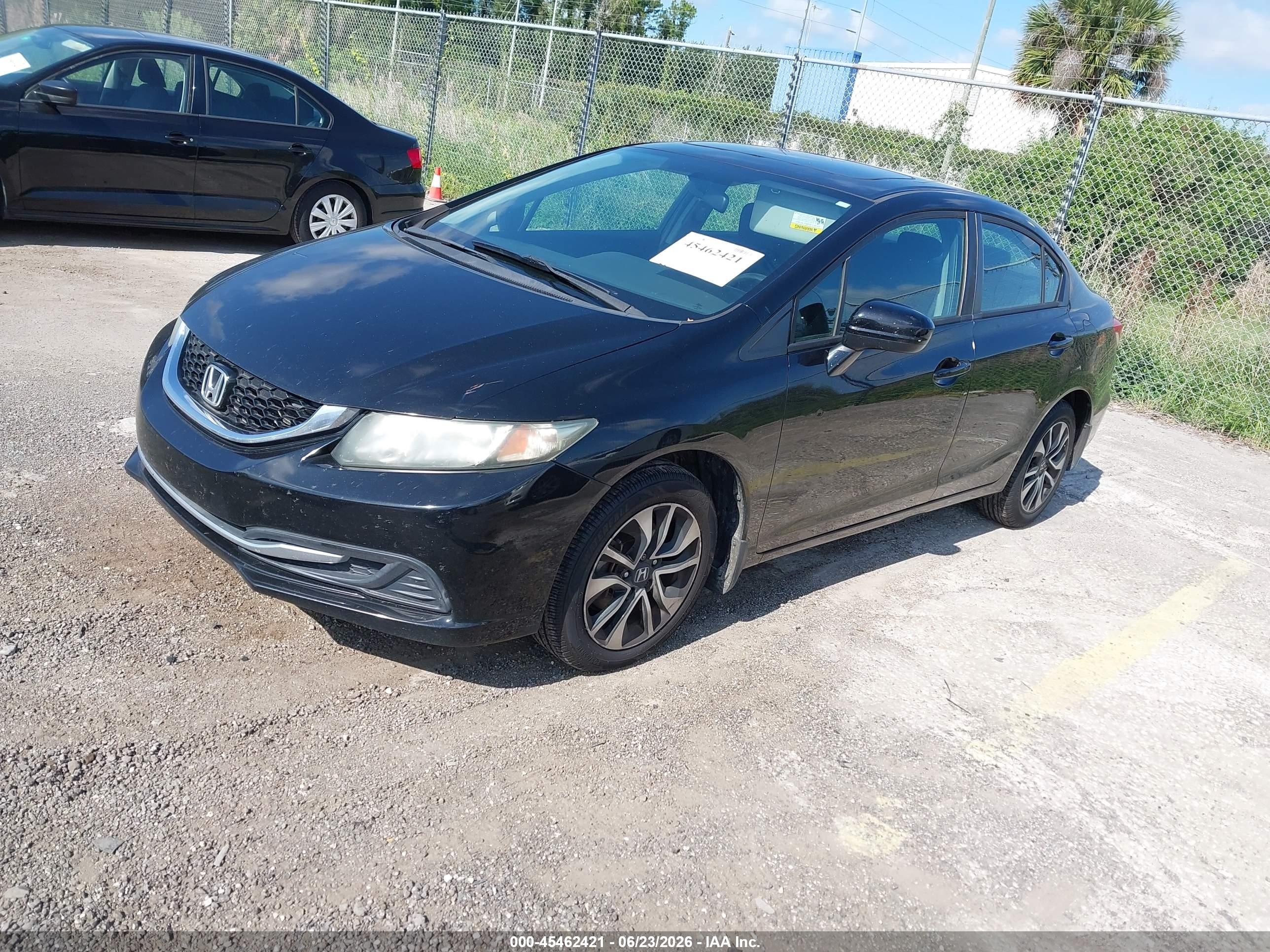 2014 Honda Civic Ex Black vin: 19XFB2F89EE048138