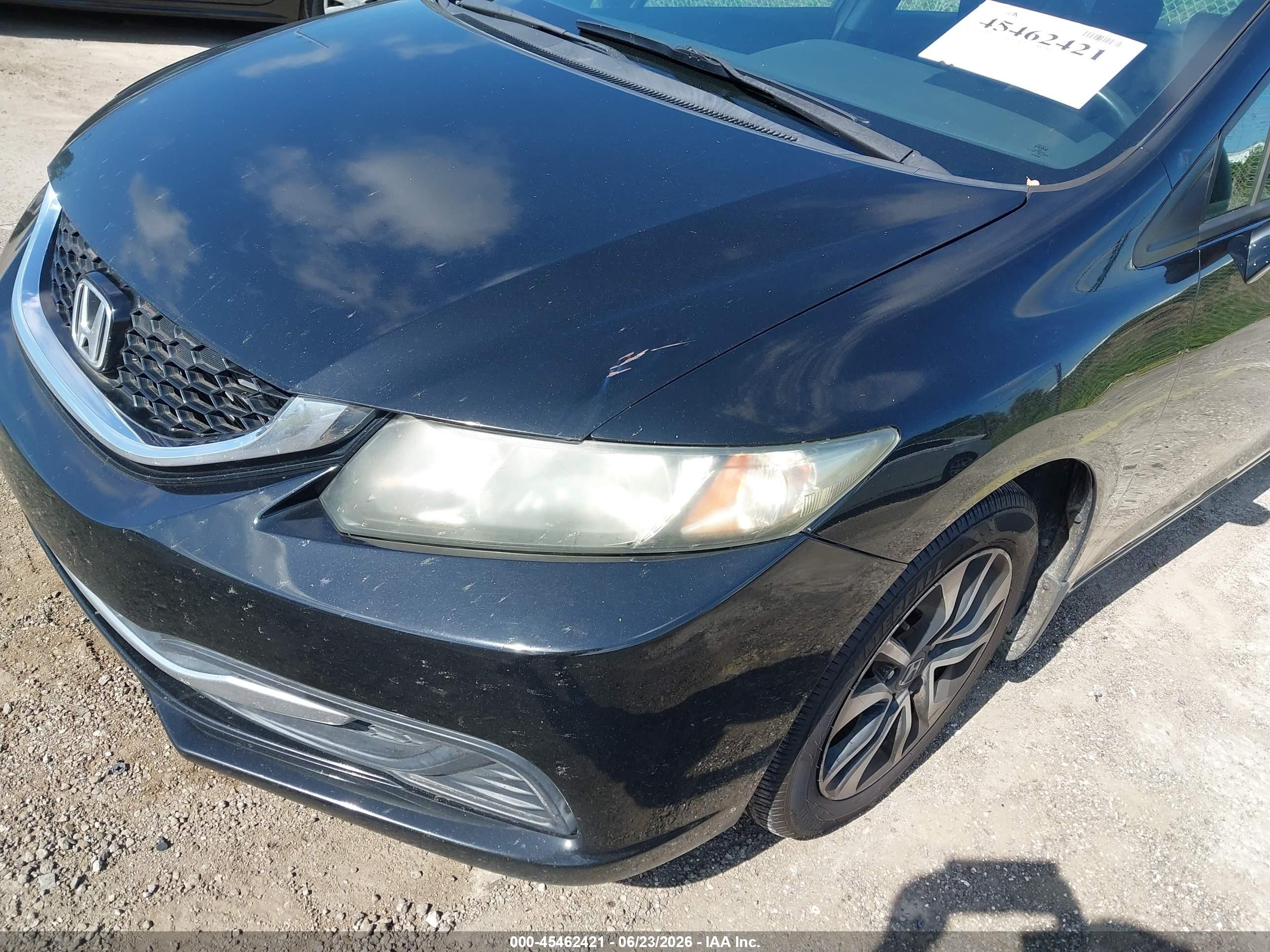 2014 Honda Civic Ex Black vin: 19XFB2F89EE048138