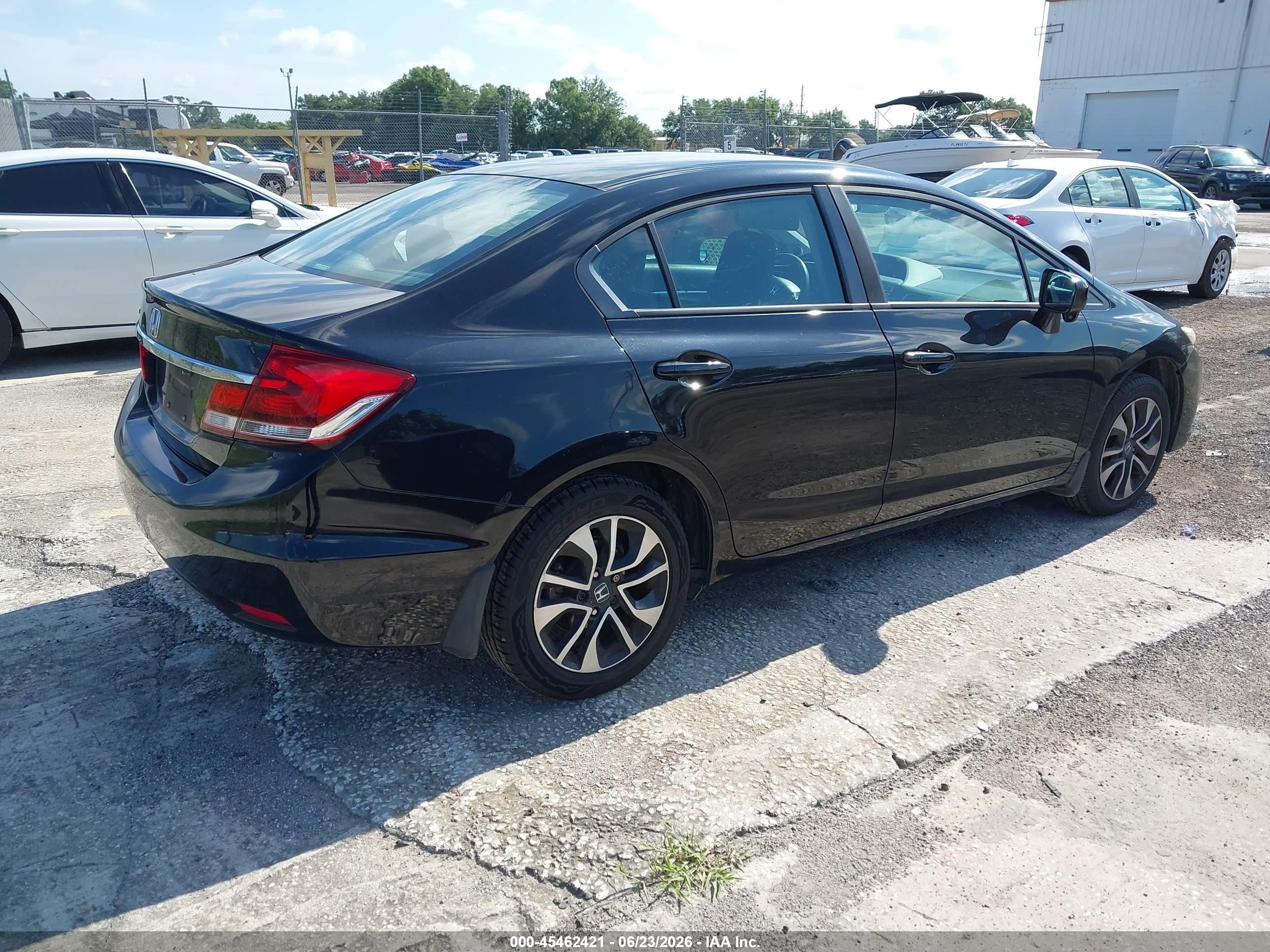 2014 Honda Civic Ex Black vin: 19XFB2F89EE048138