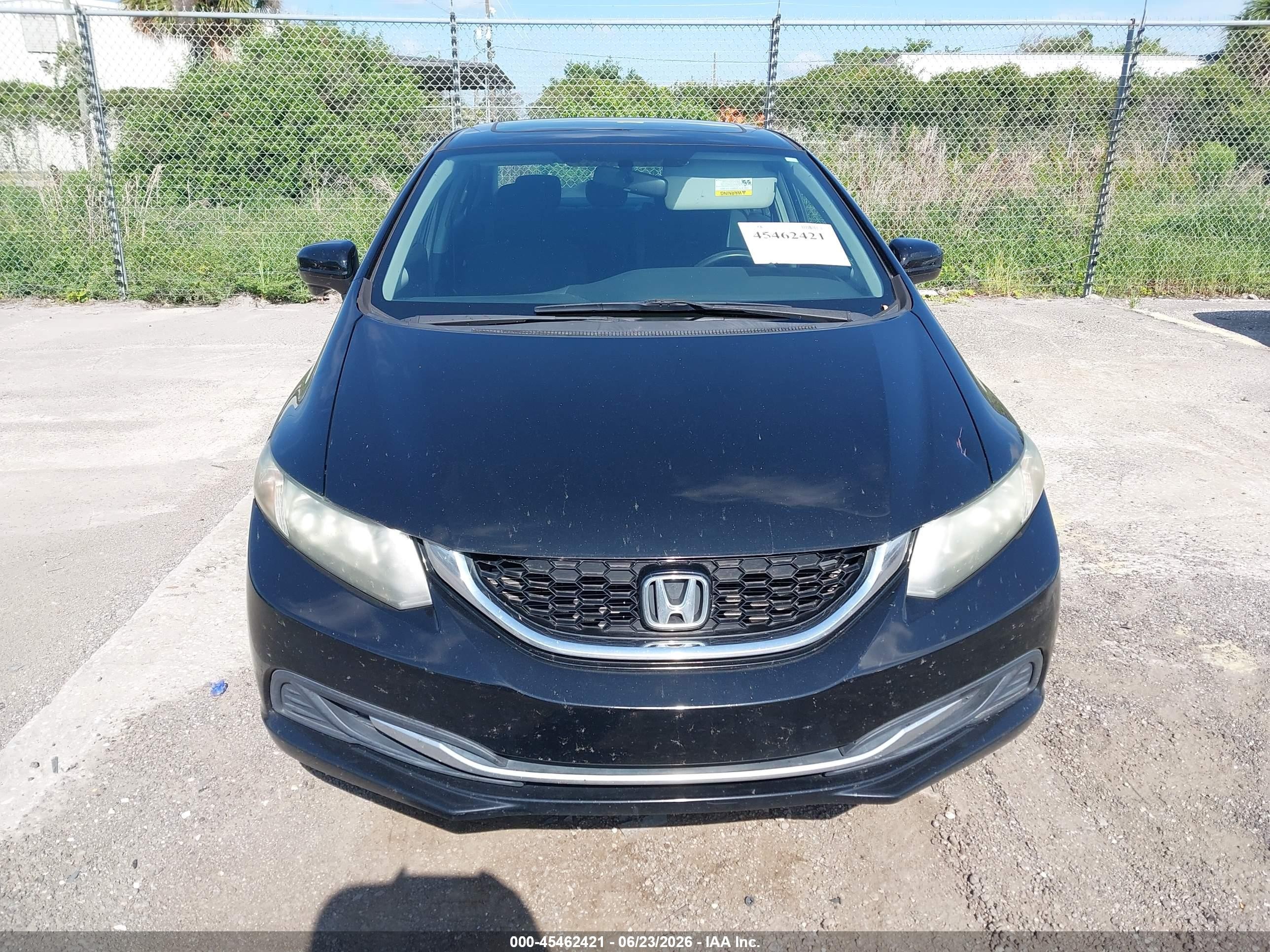 2014 Honda Civic Ex Black vin: 19XFB2F89EE048138