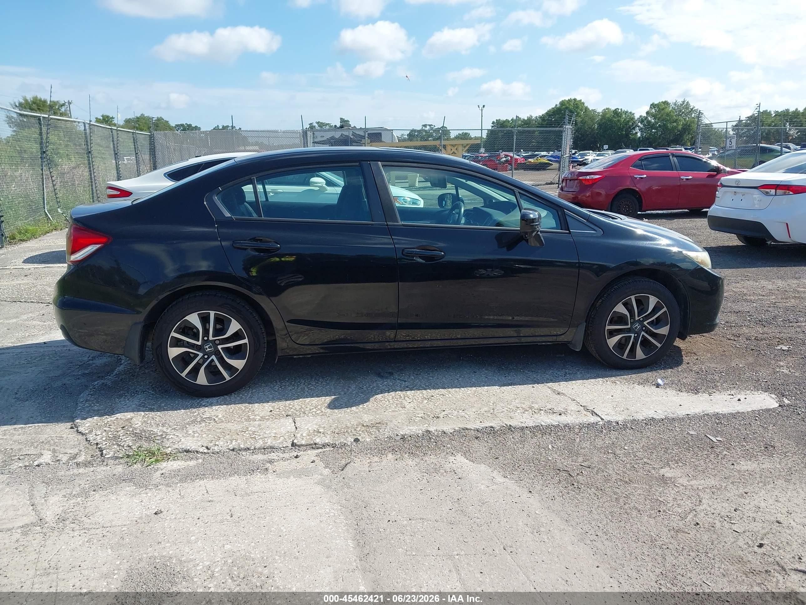 2014 Honda Civic Ex Black vin: 19XFB2F89EE048138