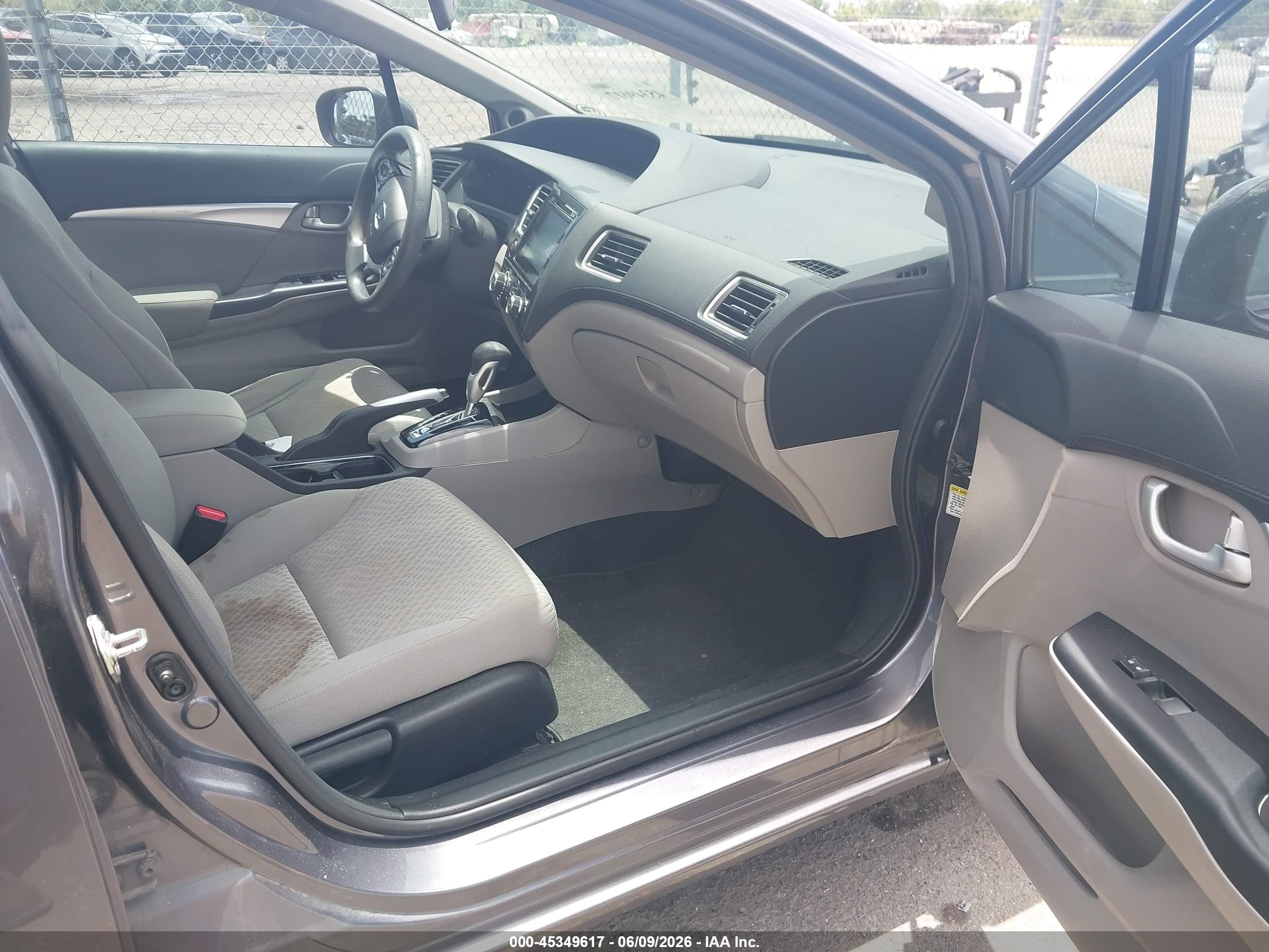 2014 Honda Civic Ex Gray vin: 19XFB2F89EE060144