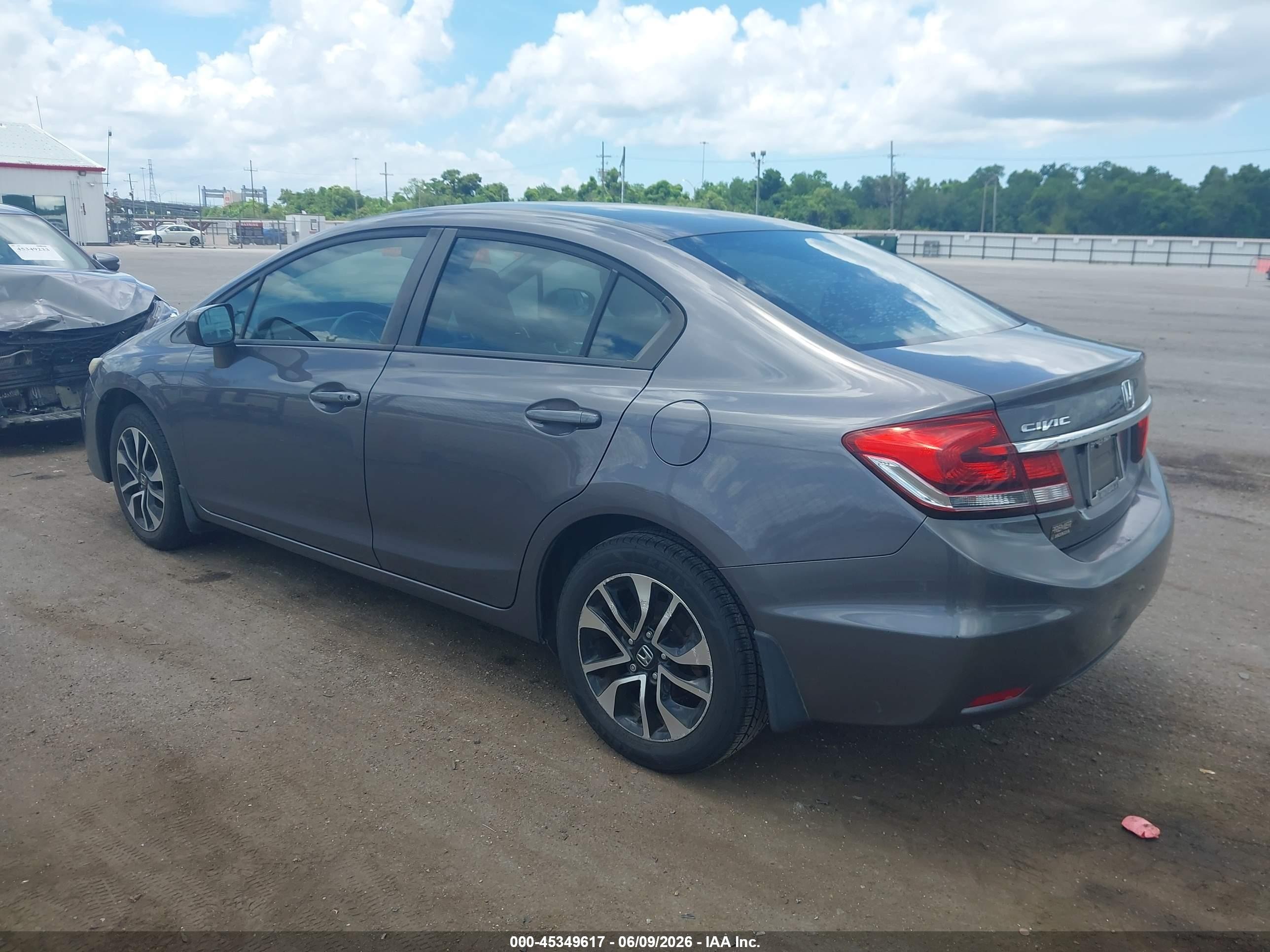 2014 Honda Civic Ex Gray vin: 19XFB2F89EE060144