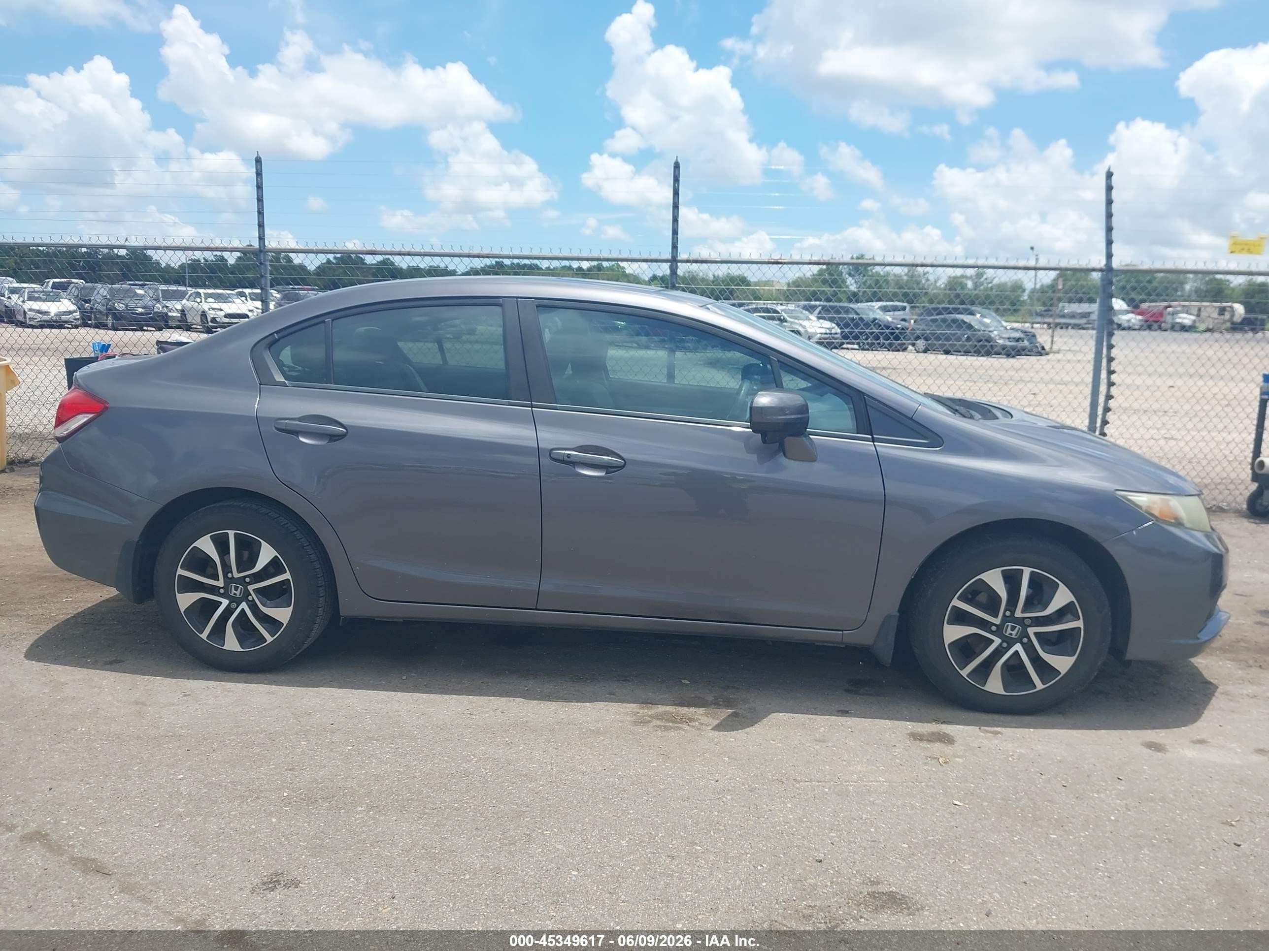 2014 Honda Civic Ex Gray vin: 19XFB2F89EE060144