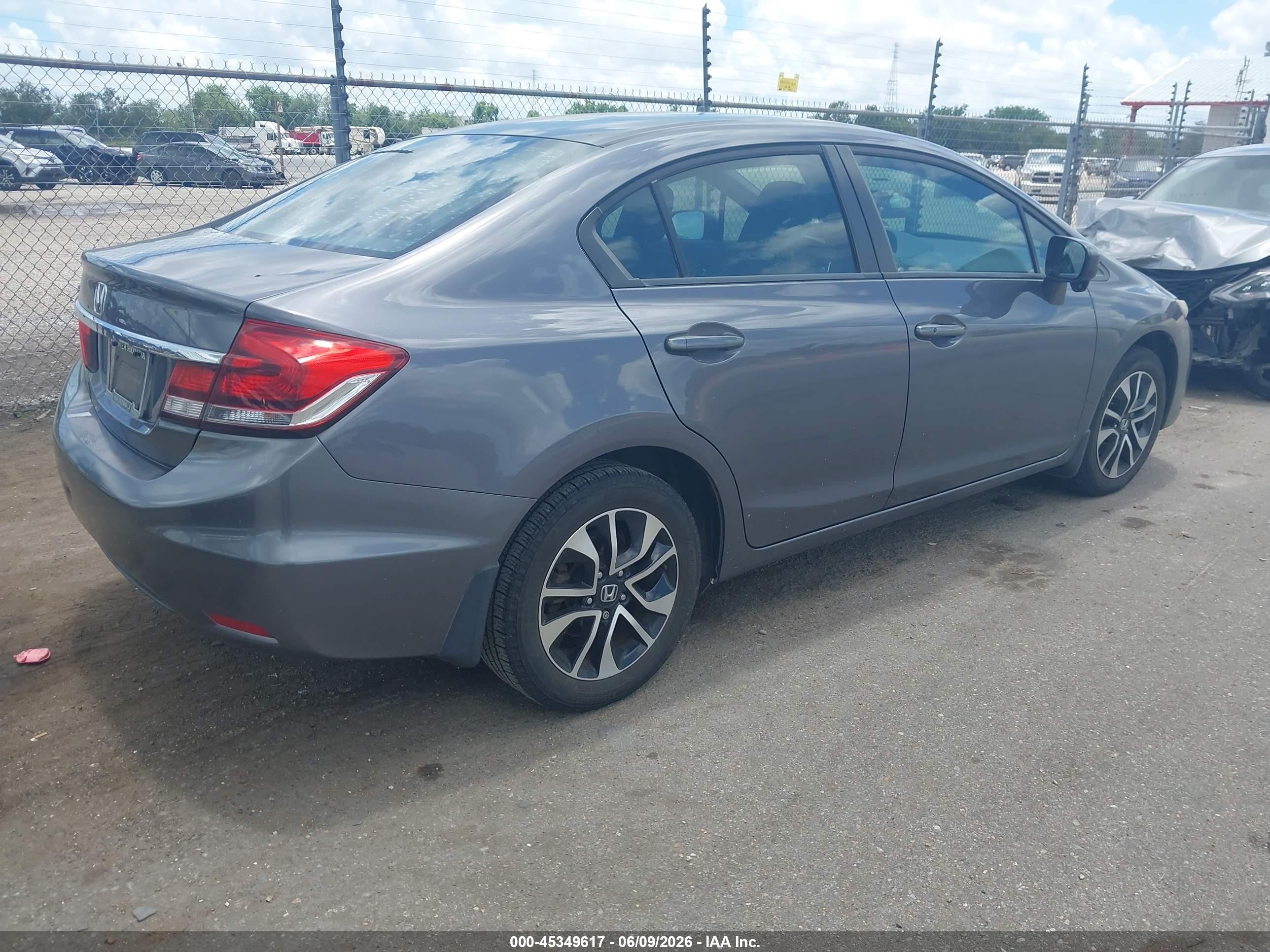 2014 Honda Civic Ex Gray vin: 19XFB2F89EE060144