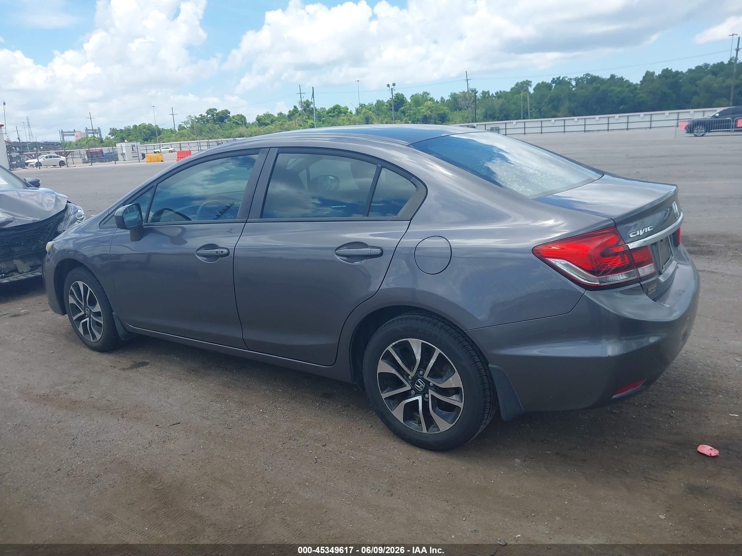 2014 Honda Civic Ex Gray vin: 19XFB2F89EE060144