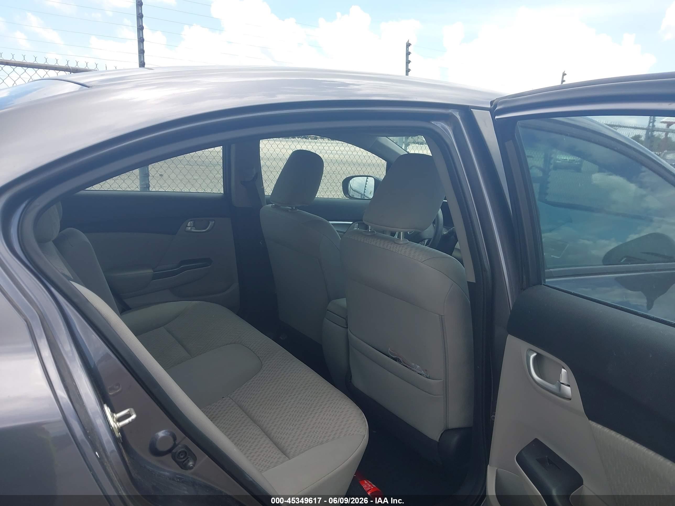 2014 Honda Civic Ex Gray vin: 19XFB2F89EE060144