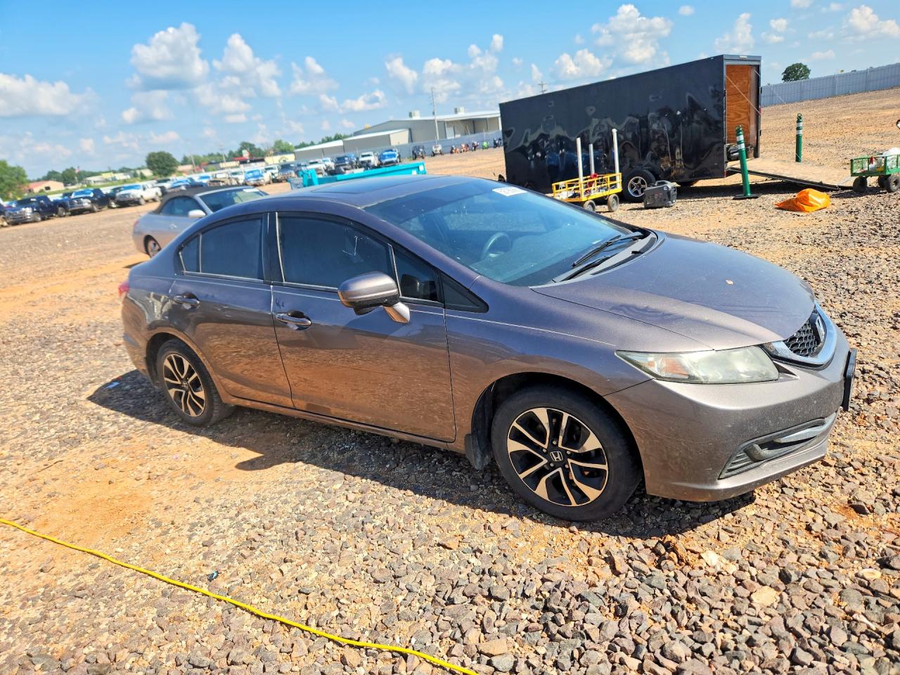 2014 Honda Civic Sedn Silver vin: 19XFB2F89EE065781