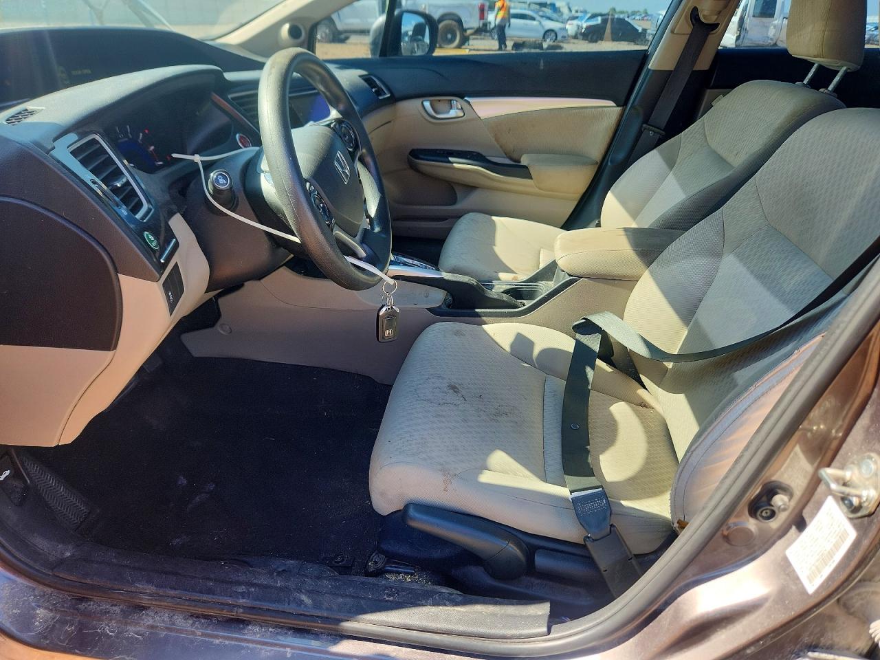2014 Honda Civic Sedn Silver vin: 19XFB2F89EE065781