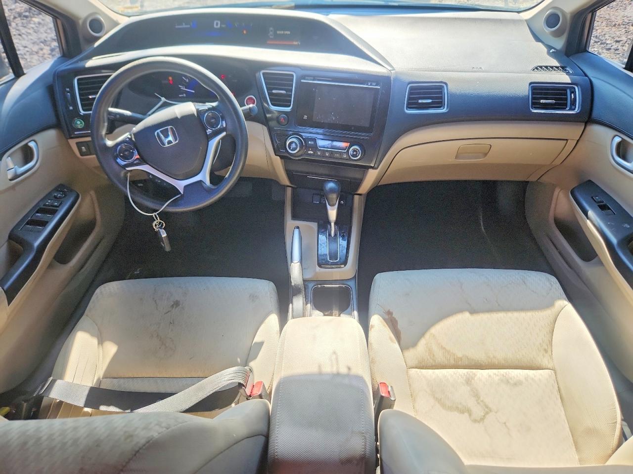 2014 Honda Civic Sedn Silver vin: 19XFB2F89EE065781