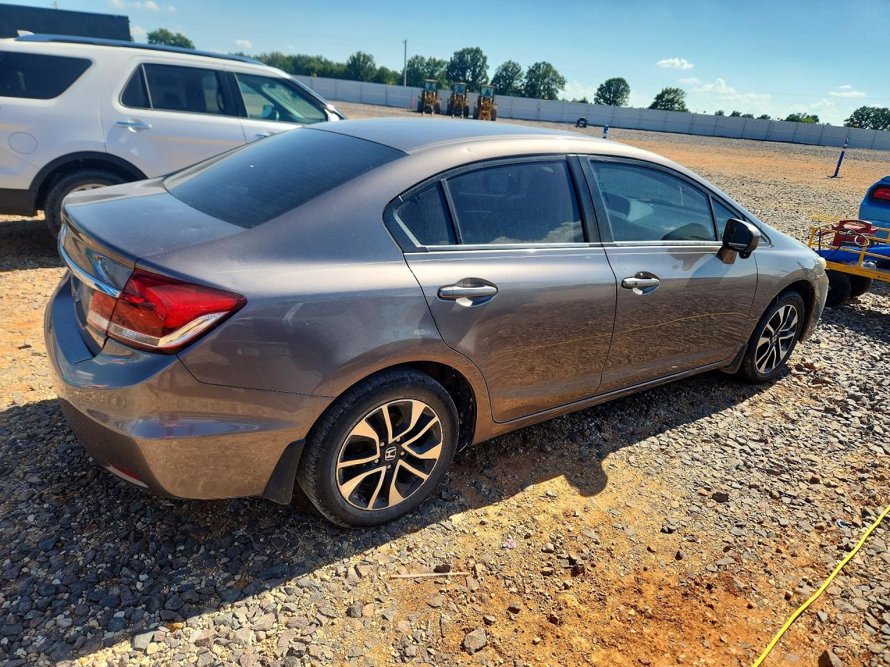 2014 Honda Civic Sedn Silver vin: 19XFB2F89EE065781