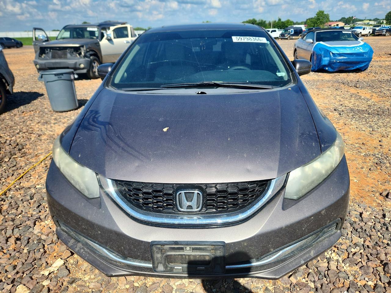 2014 Honda Civic Sedn Silver vin: 19XFB2F89EE065781