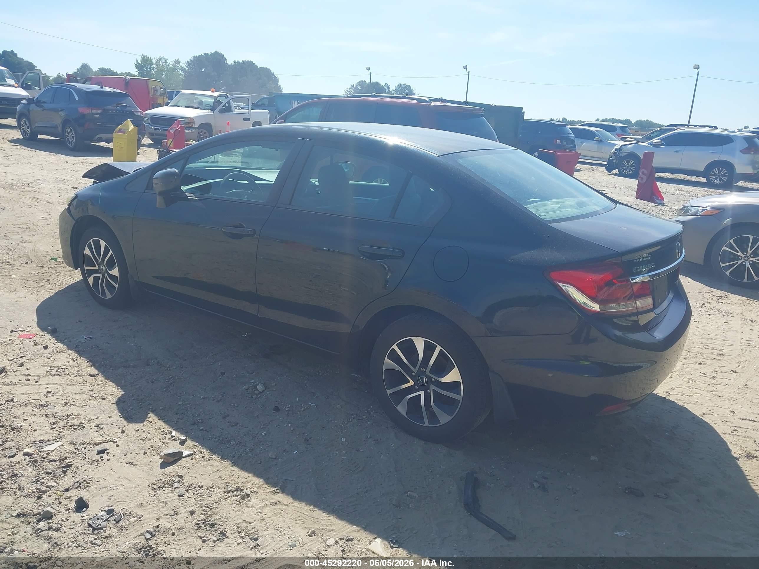 2014 Honda Civic Ex Black vin: 19XFB2F89EE075954