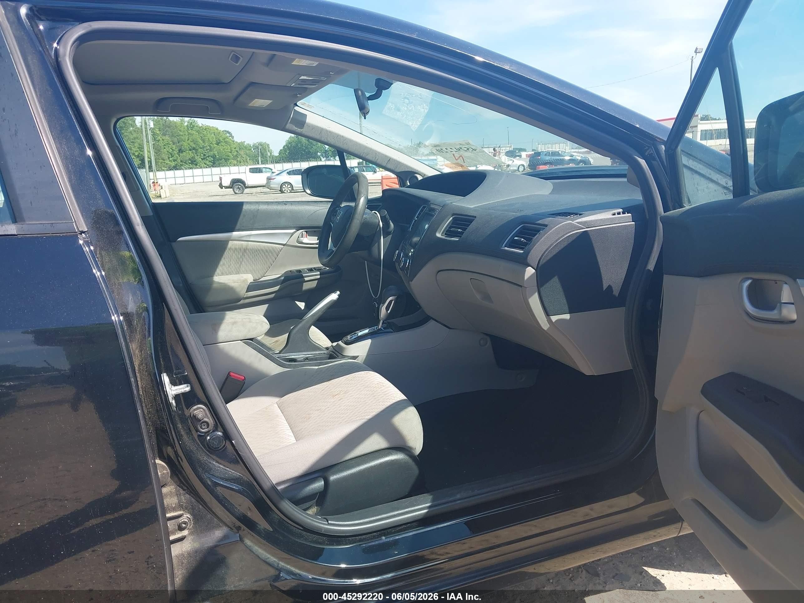 2014 Honda Civic Ex Black vin: 19XFB2F89EE075954