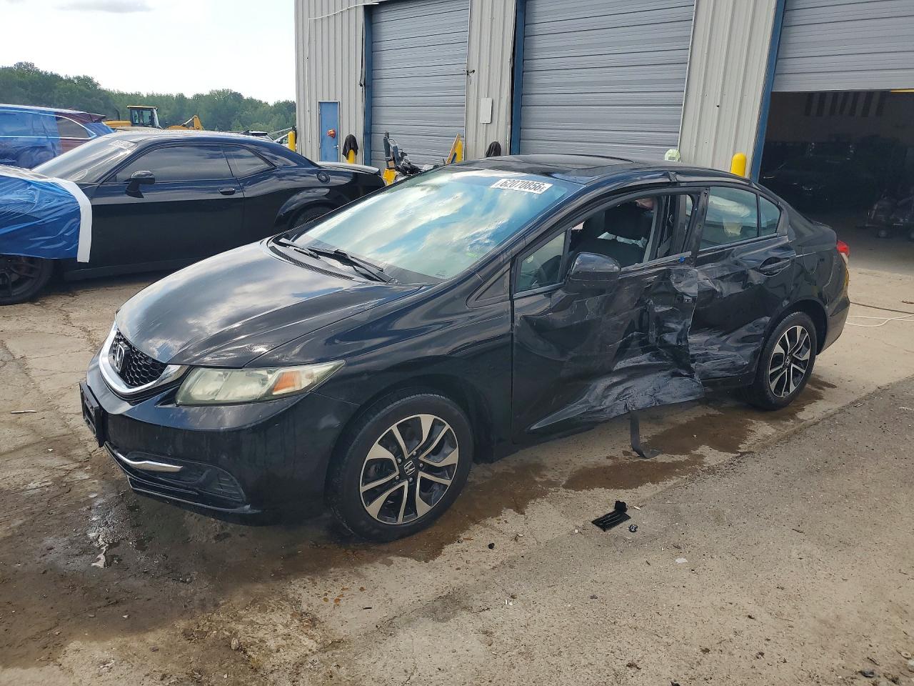 2014 Honda Civic Ex Черный vin: 19XFB2F89EE076618
