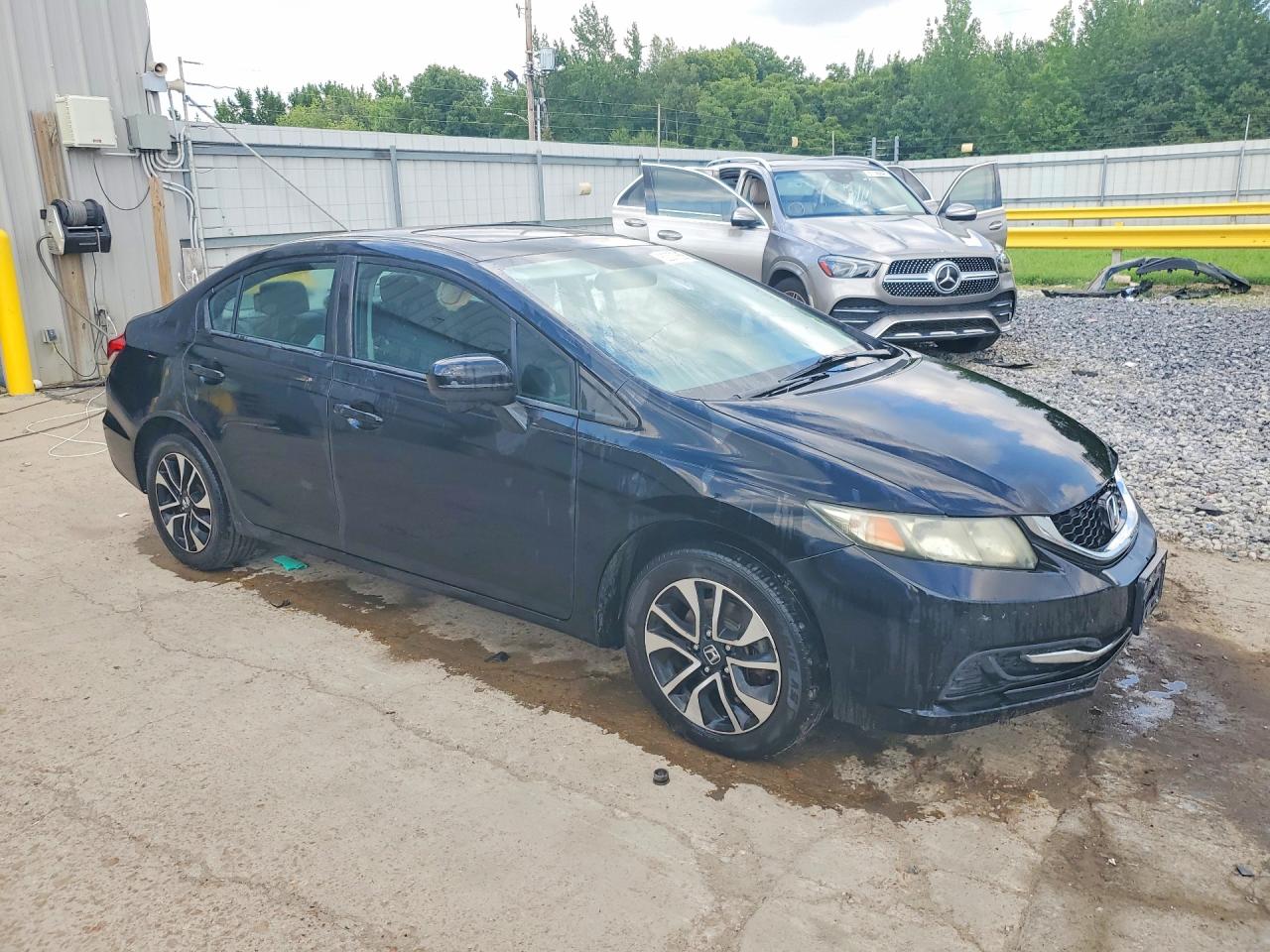 2014 Honda Civic Ex Black vin: 19XFB2F89EE076618