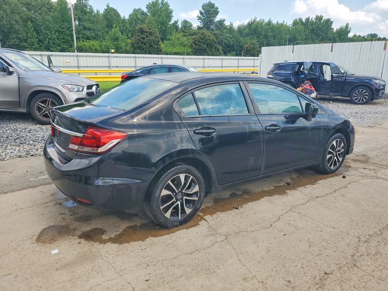 2014 Honda Civic Ex Black vin: 19XFB2F89EE076618