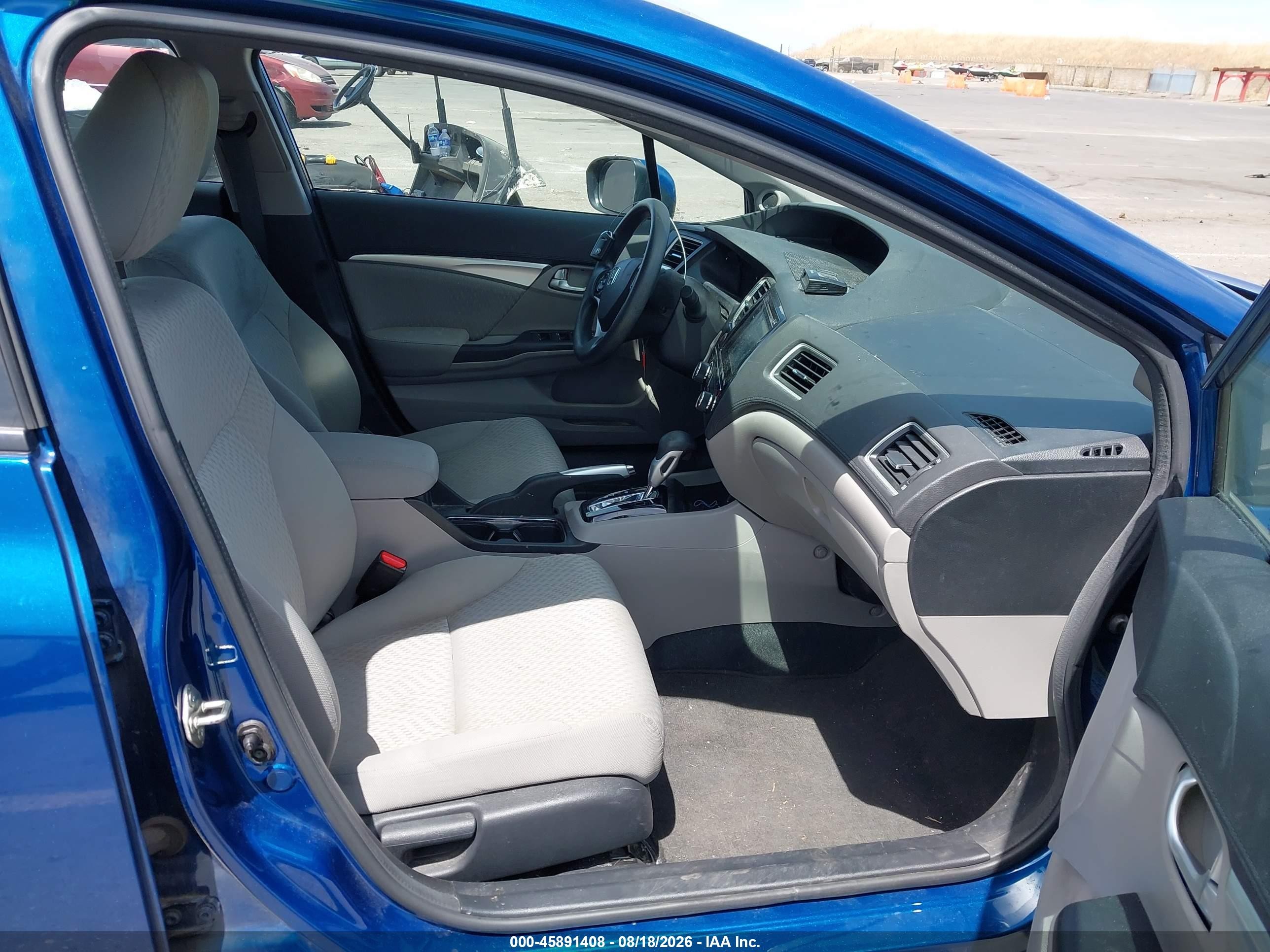 2014 Honda Civic Ex Blue vin: 19XFB2F89EE211547