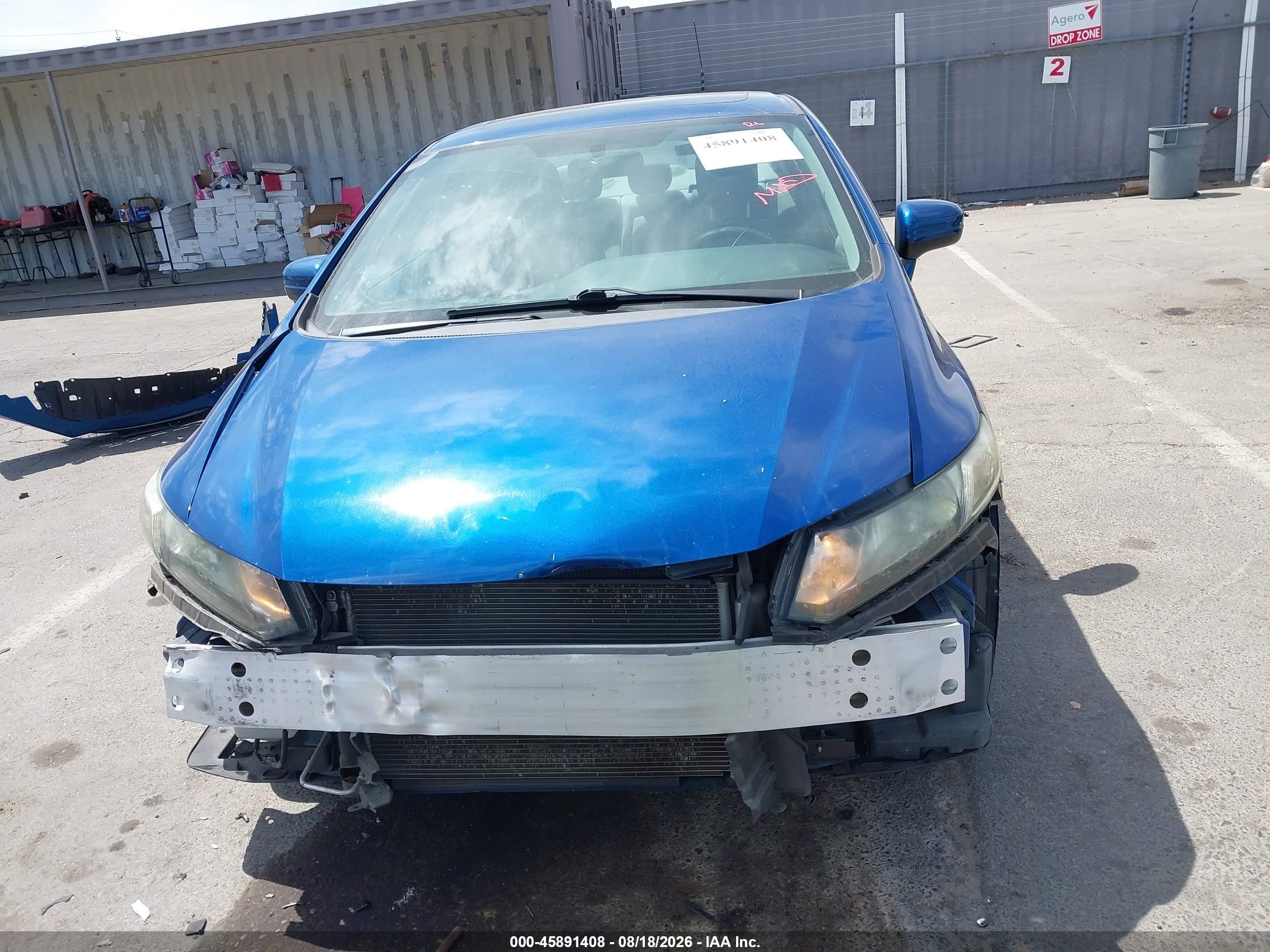 2014 Honda Civic Ex Blue vin: 19XFB2F89EE211547