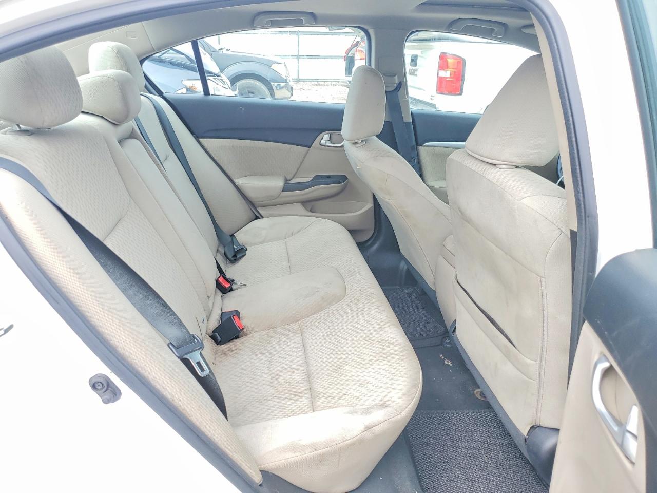 2014 Honda Civic Ex White vin: 19XFB2F89EE219762