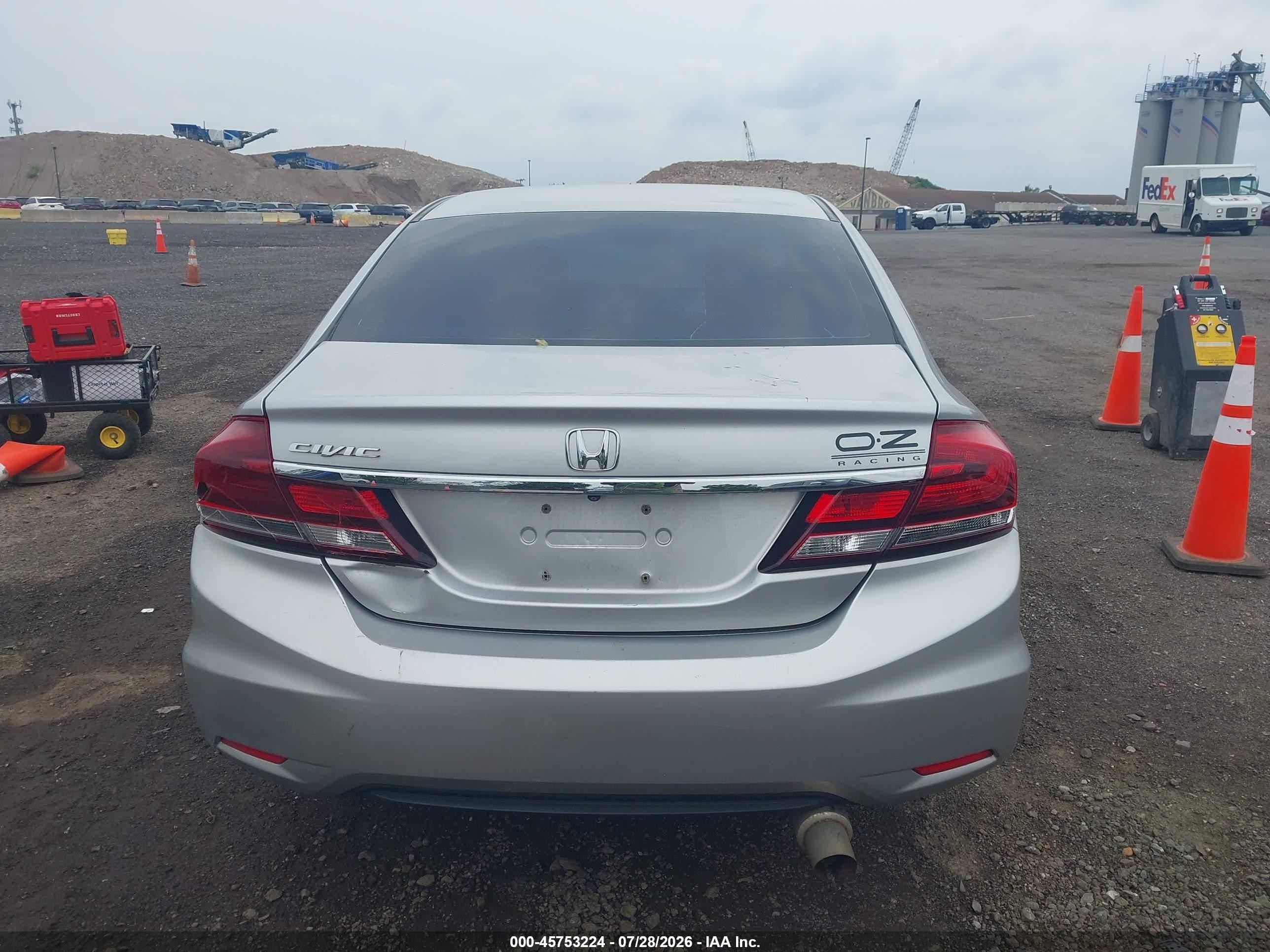 2014 Honda Civic Ex Серый vin: 19XFB2F89EE222421