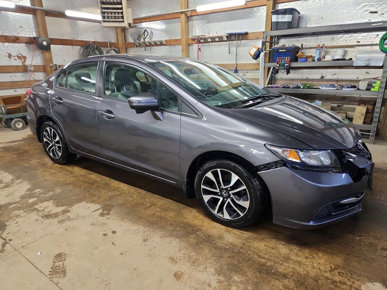 2014 Honda Civic Ex Gray vin: 19XFB2F89EE231720