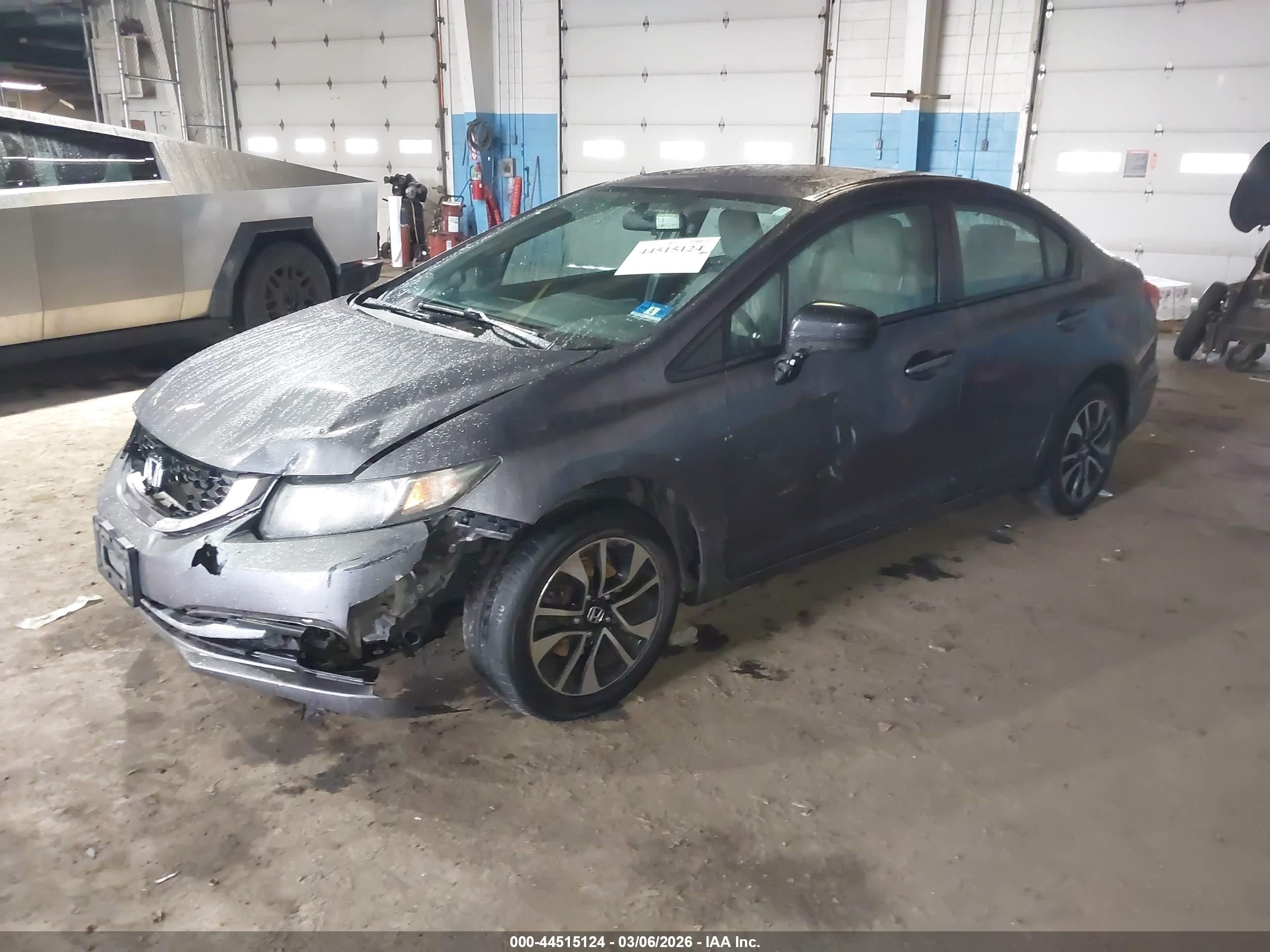 2014 Honda Civic Ex Gray vin: 19XFB2F89EE236917