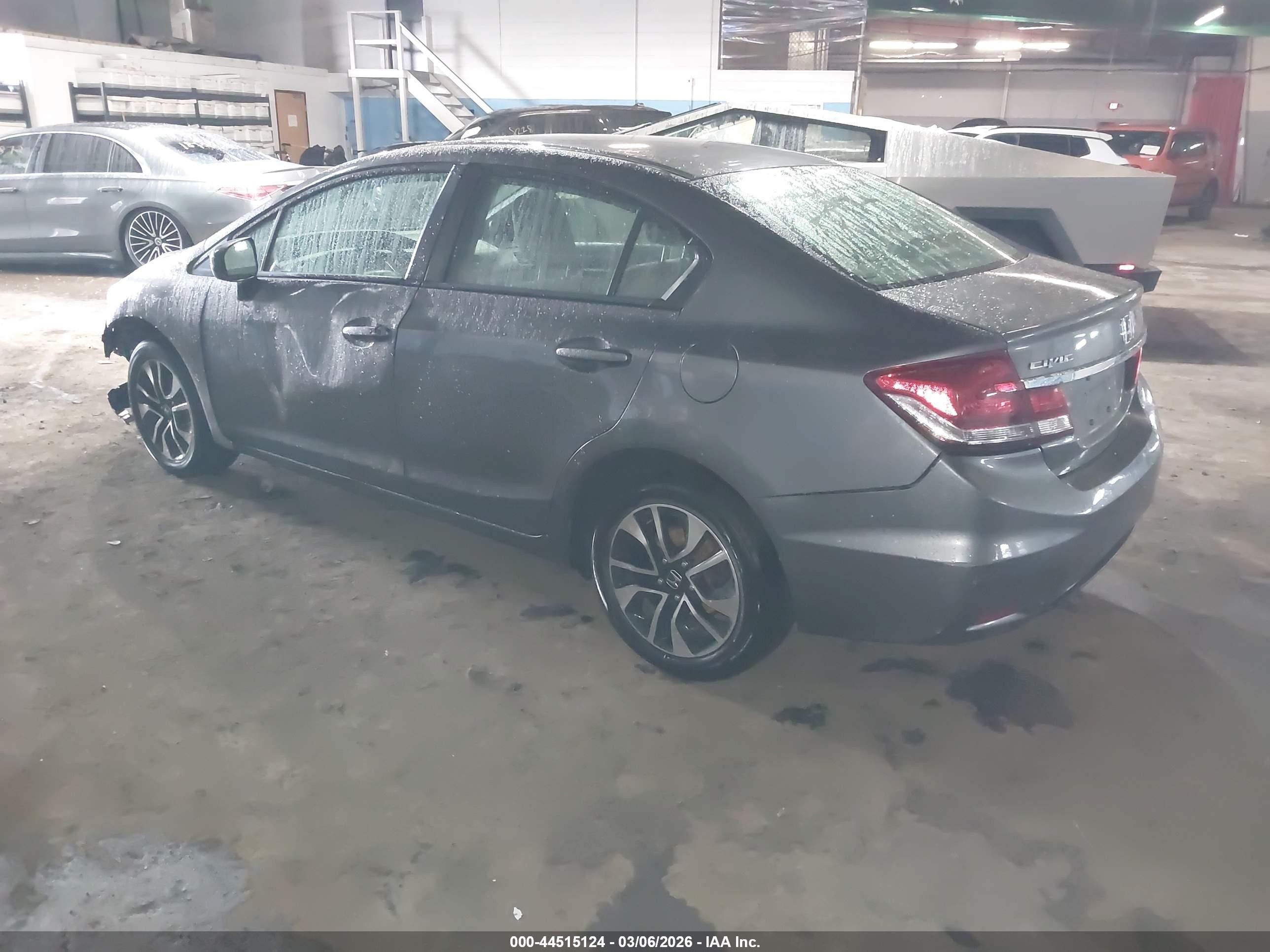 2014 Honda Civic Ex Gray vin: 19XFB2F89EE236917