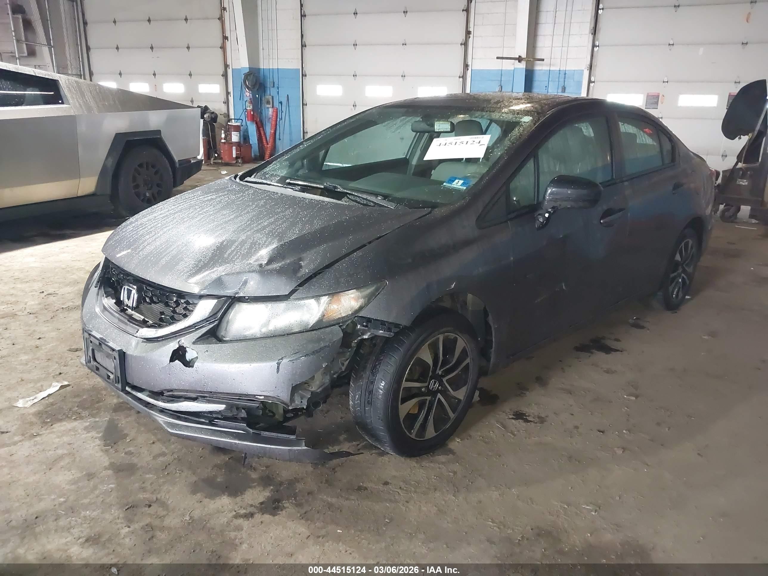 2014 Honda Civic Ex Gray vin: 19XFB2F89EE236917