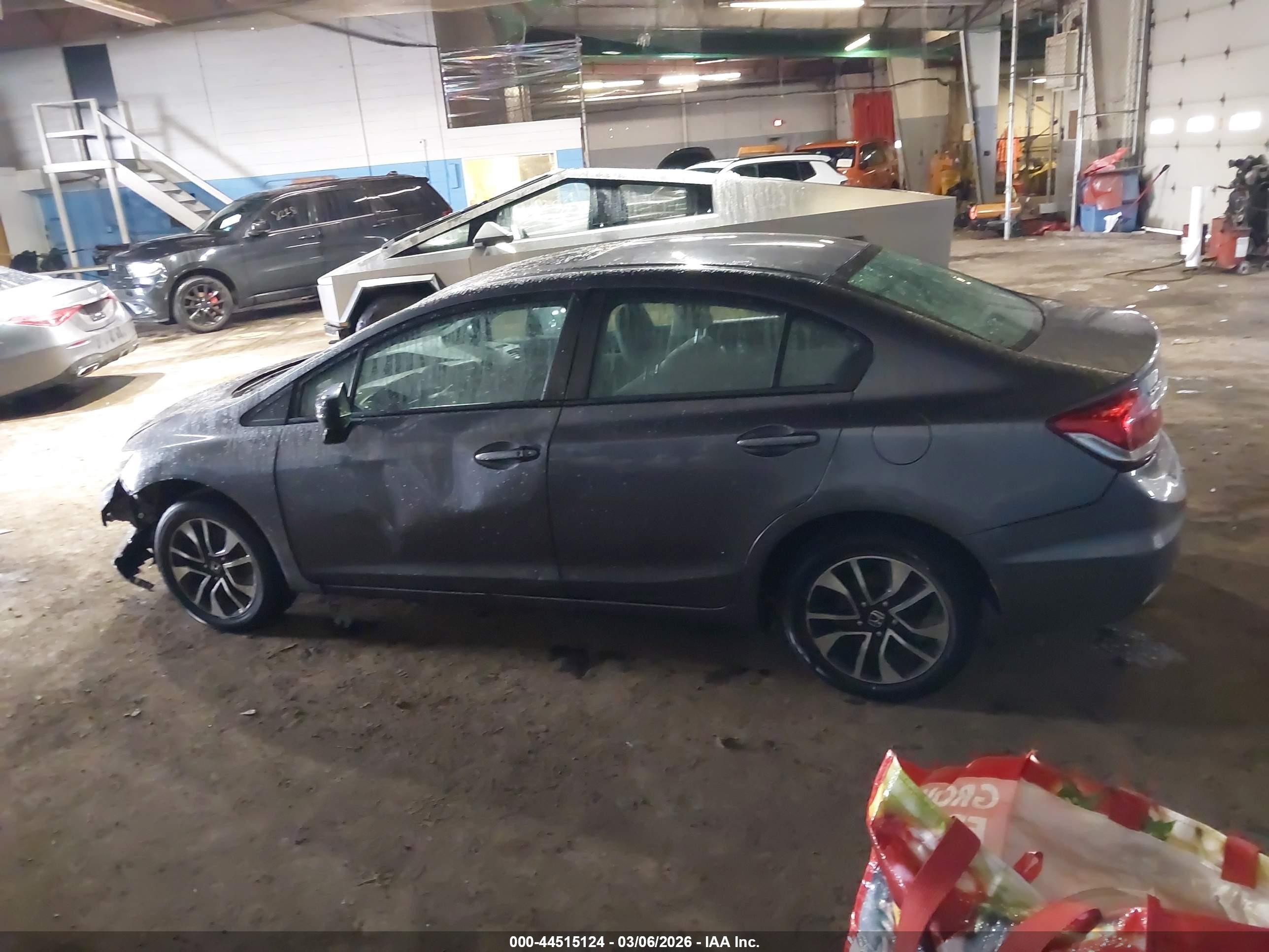 2014 Honda Civic Ex Gray vin: 19XFB2F89EE236917