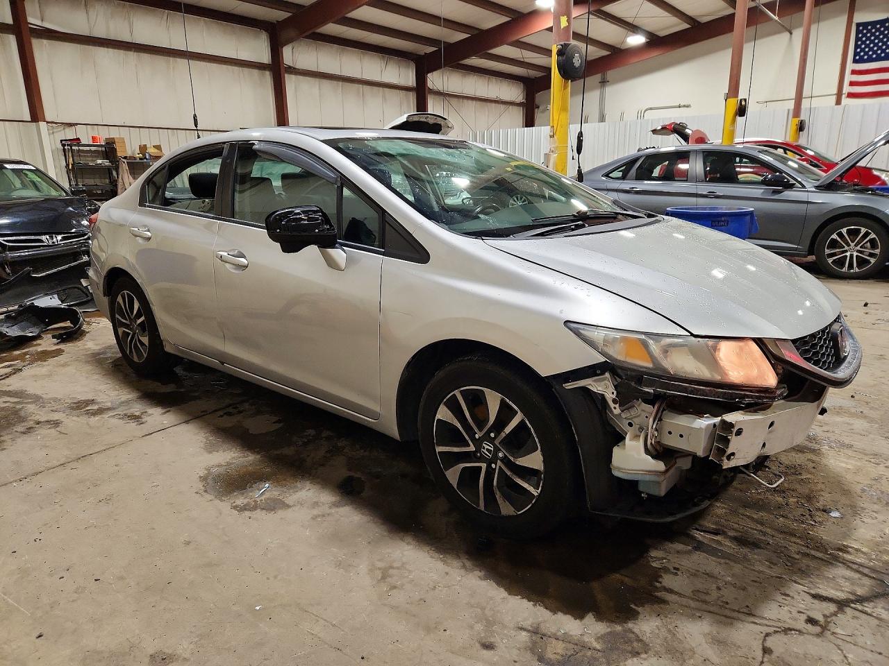 2014 Honda Civic Ex Серебряный vin: 19XFB2F89EE243043