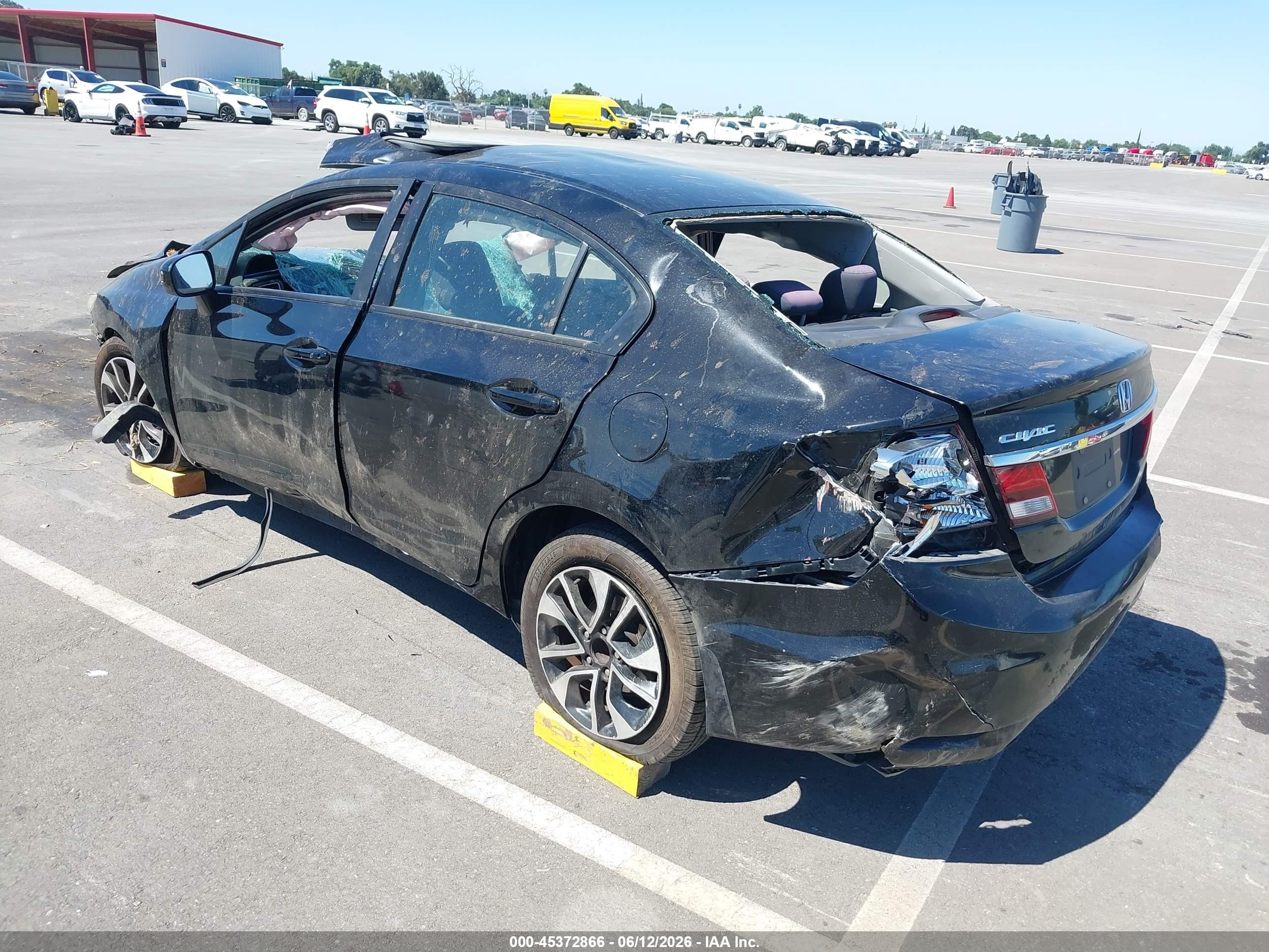 2014 Honda Civic Ex Black vin: 19XFB2F89EE244239