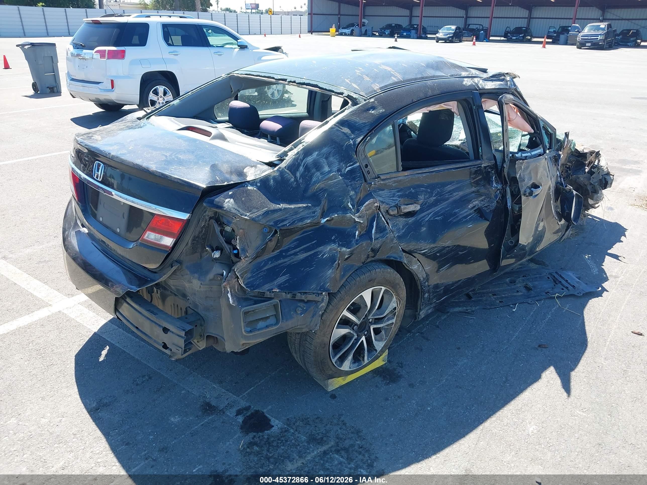 2014 Honda Civic Ex Black vin: 19XFB2F89EE244239