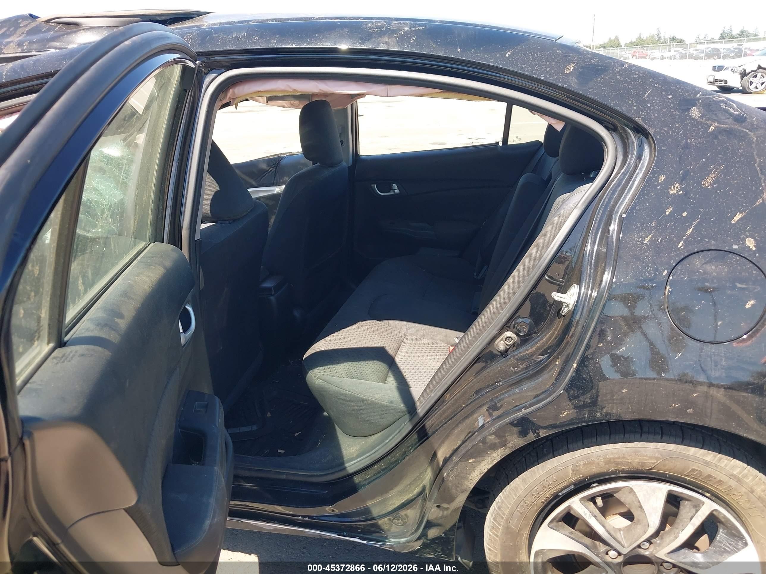 2014 Honda Civic Ex Black vin: 19XFB2F89EE244239