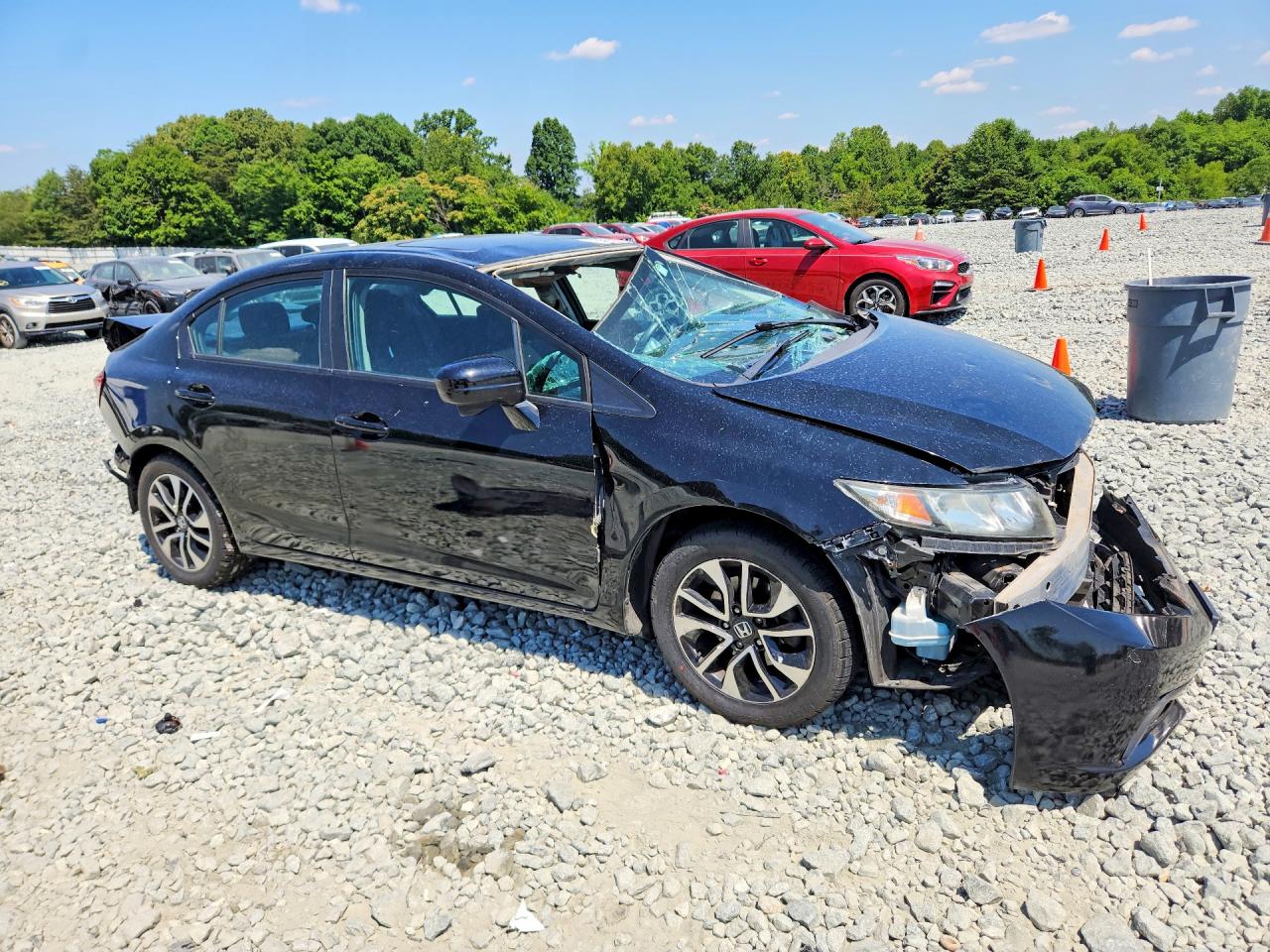 2014 Honda Civic Ex Black vin: 19XFB2F89EE251594