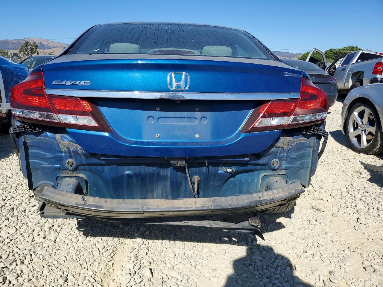 2014 Honda Civic Ex Blue vin: 19XFB2F89EE255497